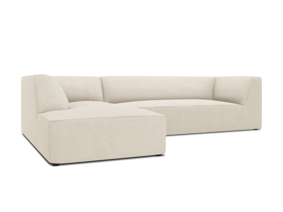 Ruby Modulares Ecksofa links 4 Sitzer in Light Beige-Scala präsentiert im Onlineshop von KAQTU Design AG. Ecksofa links ist von Micadoni
