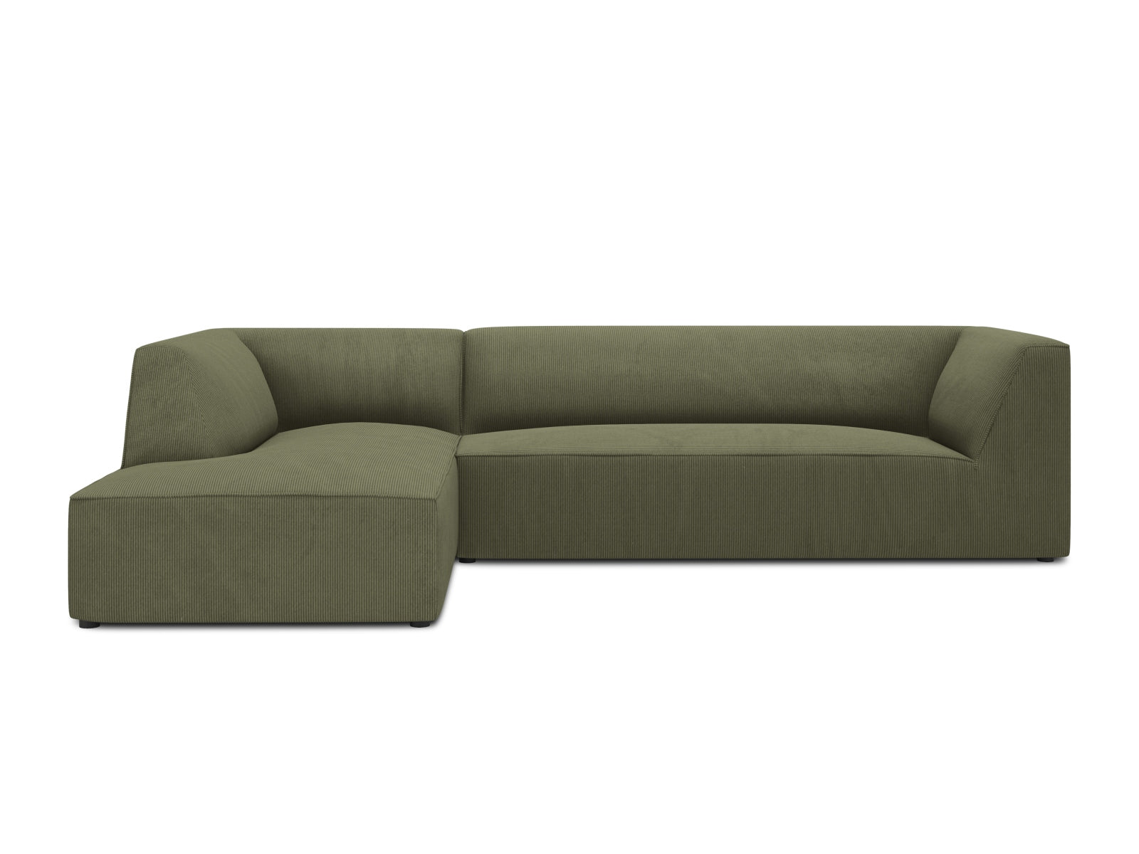 Ruby Modulares Ecksofa links 4 Sitzer in Green-Scala präsentiert im Onlineshop von KAQTU Design AG. Ecksofa links ist von Micadoni