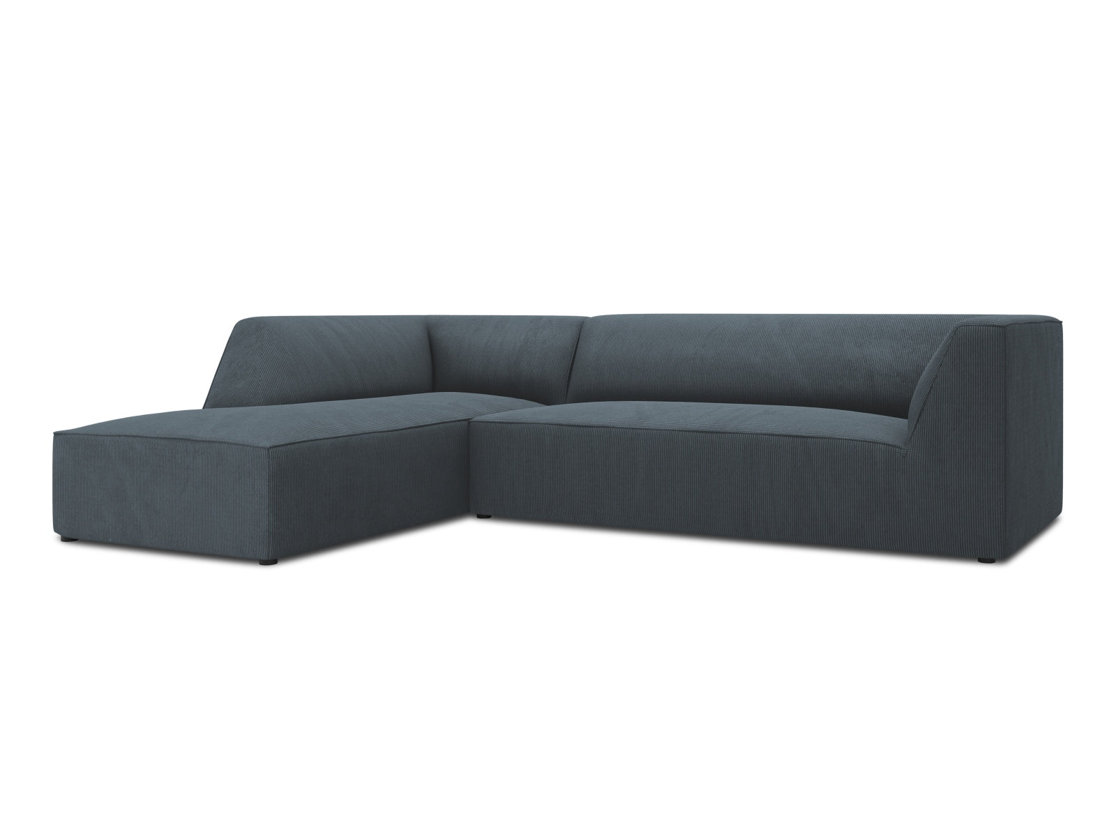 Modernes 4-Sitzer Ecksofa Ruby in linker Ausführung, ideal für gemütliche Wohnräume, bietet Komfort und Stil von Micadoni.