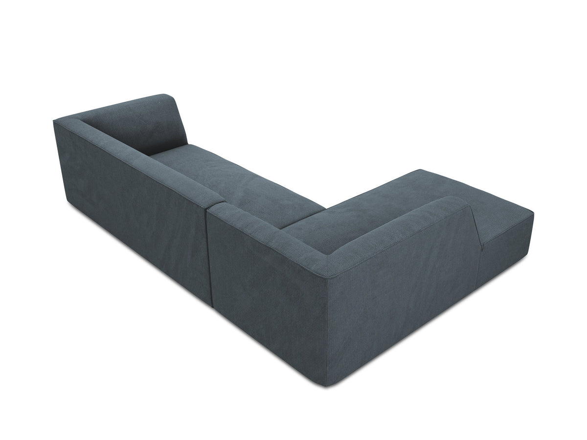 Ruby Modulares Ecksofa links 4 Sitzer in Blue-Scala präsentiert im Onlineshop von KAQTU Design AG. Ecksofa links ist von Micadoni