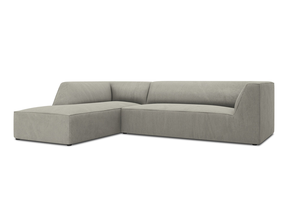Ruby Modulares Ecksofa links 4 Sitzer in Light Grey-Scala präsentiert im Onlineshop von KAQTU Design AG. Ecksofa links ist von Micadoni
