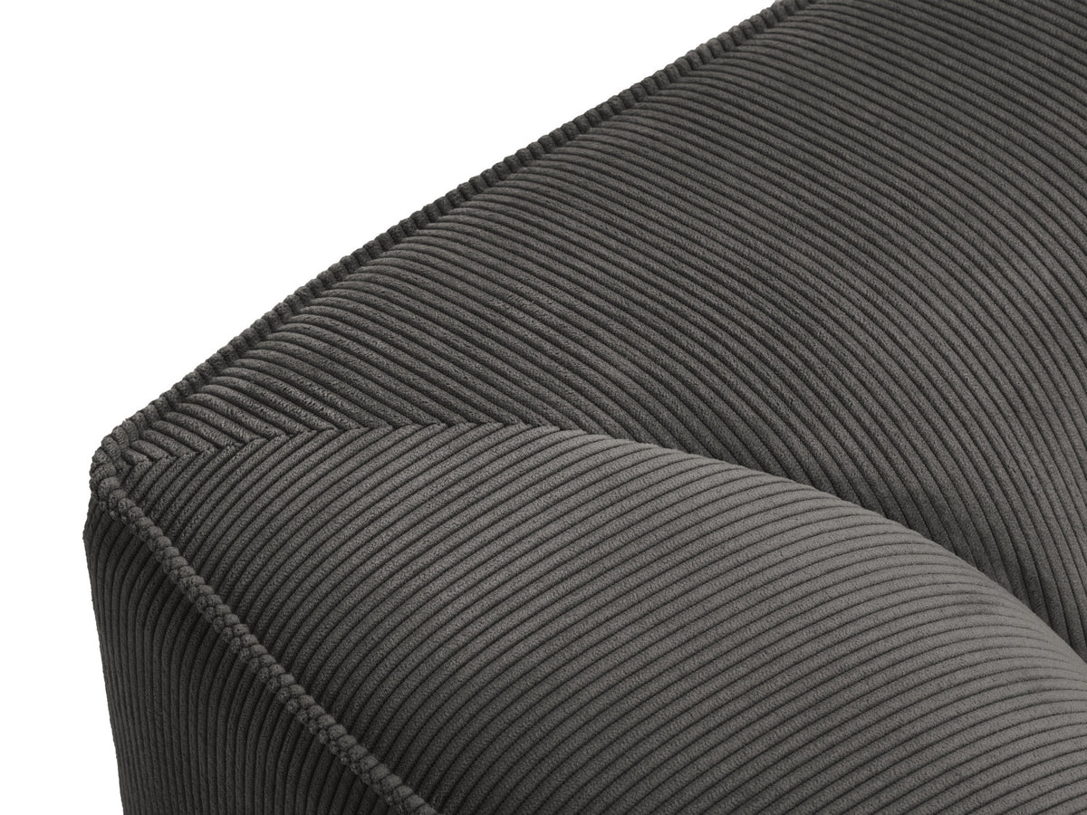 Ruby Modulares Ecksofa links 4 Sitzer in Dark Grey-Scala präsentiert im Onlineshop von KAQTU Design AG. Ecksofa links ist von Micadoni