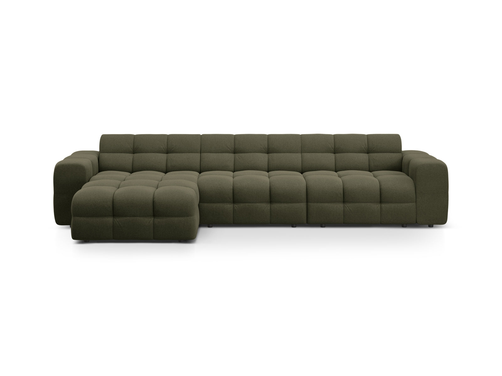 Kendal Ecksofa links 5 Sitzer in Amazon Green präsentiert im Onlineshop von KAQTU Design AG. Ecksofa links ist von Micadoni