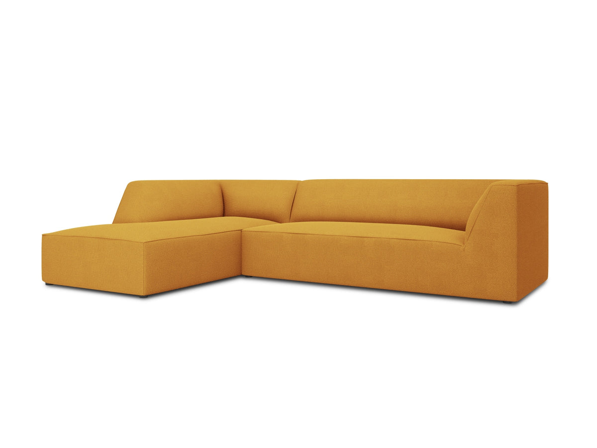Ruby Modulares Ecksofa links 4 Sitzer in Yellow-Ottawa präsentiert im Onlineshop von KAQTU Design AG. Ecksofa links ist von Micadoni