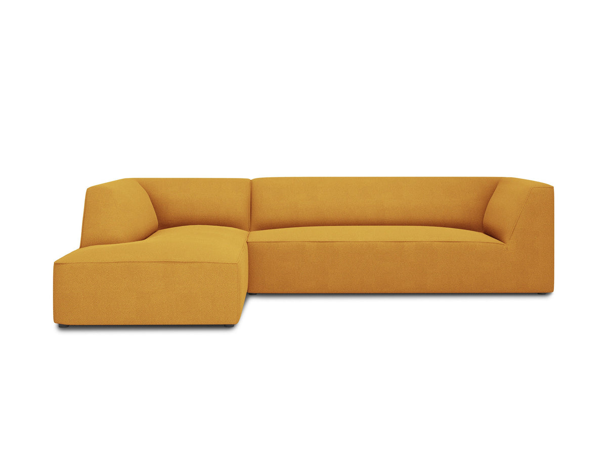 Ruby Modulares Ecksofa links 4 Sitzer in Yellow-Ottawa präsentiert im Onlineshop von KAQTU Design AG. Ecksofa links ist von Micadoni