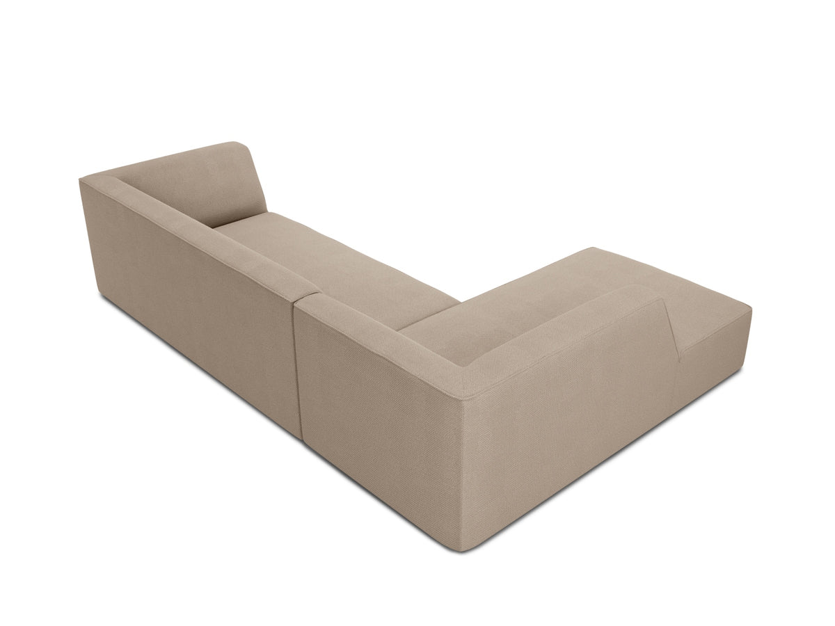 Ruby Modulares Ecksofa links 4 Sitzer in Dark Beige-Ottawa präsentiert im Onlineshop von KAQTU Design AG. Ecksofa links ist von Micadoni