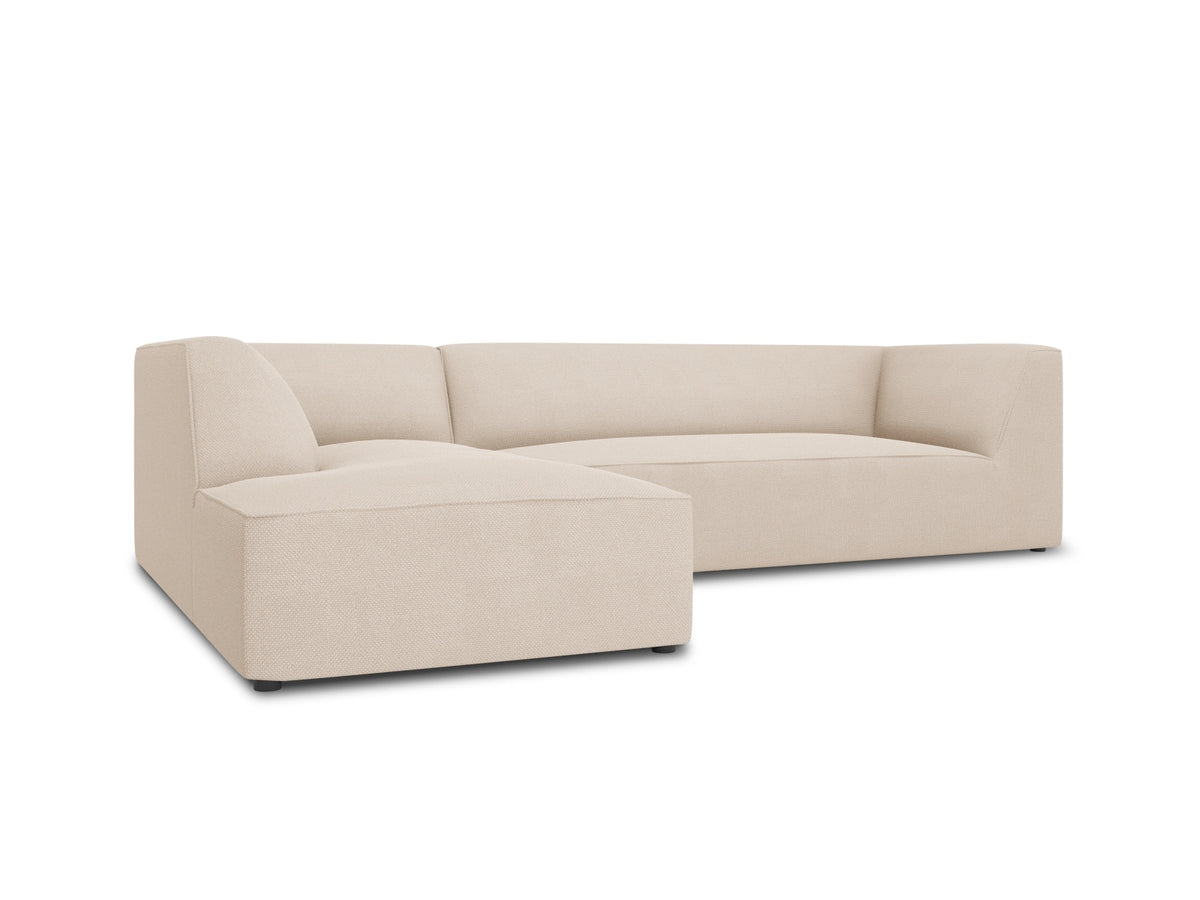 Ruby Modulares Ecksofa links 4 Sitzer in Beige-Ottawa präsentiert im Onlineshop von KAQTU Design AG. Ecksofa links ist von Micadoni