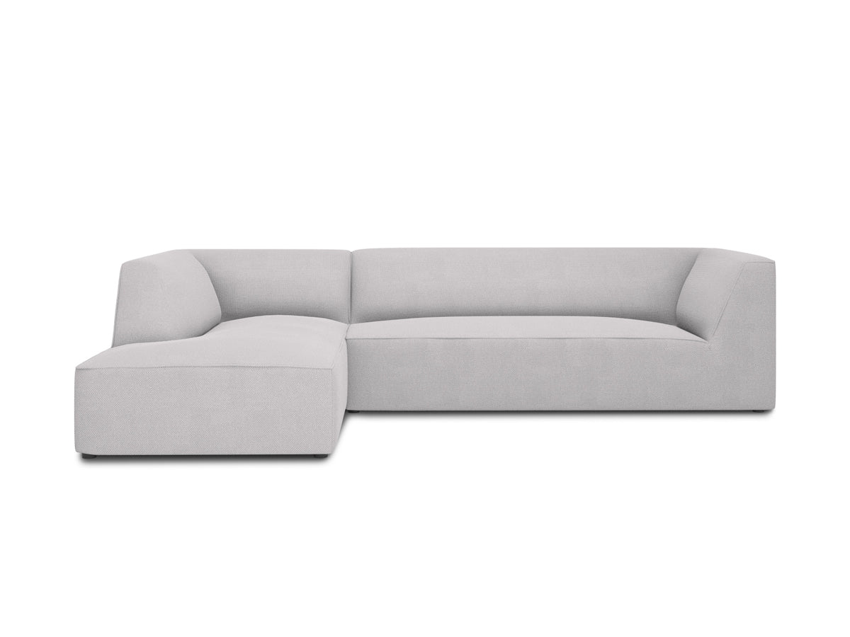 Ruby Modulares Ecksofa links 4 Sitzer in Light Grey-Ottawa präsentiert im Onlineshop von KAQTU Design AG. Ecksofa links ist von Micadoni