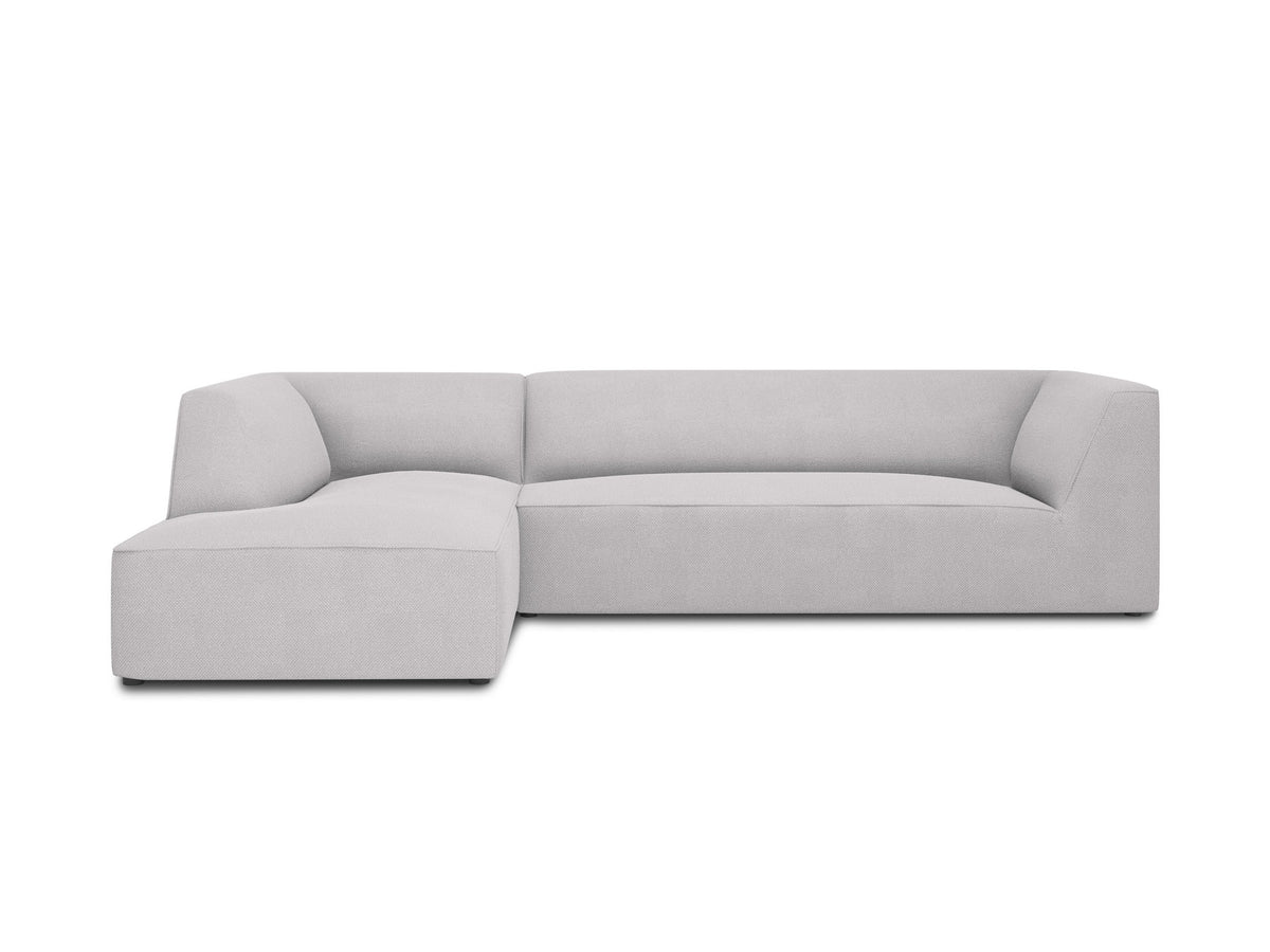 Ruby Modulares Ecksofa links 4 Sitzer in Light Grey-Ottawa präsentiert im Onlineshop von KAQTU Design AG. Ecksofa links ist von Micadoni