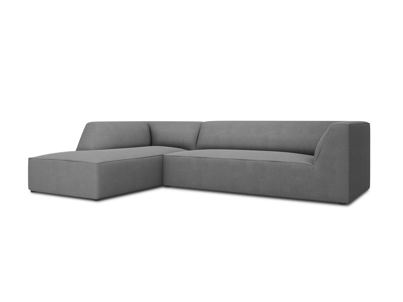 Erleben Sie das Ruby Modulare Ecksofa links 4 Sitzer von Micadoni – ein elegantes, anpassbares Sofa, das höchsten Sitzkomfort und praktische Lösungen für Ihr Wohnzimmer bietet.