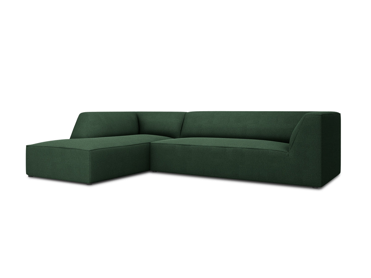 Ruby Modulares Ecksofa links 4 Sitzer in Green-Ottawa präsentiert im Onlineshop von KAQTU Design AG. Ecksofa links ist von Micadoni