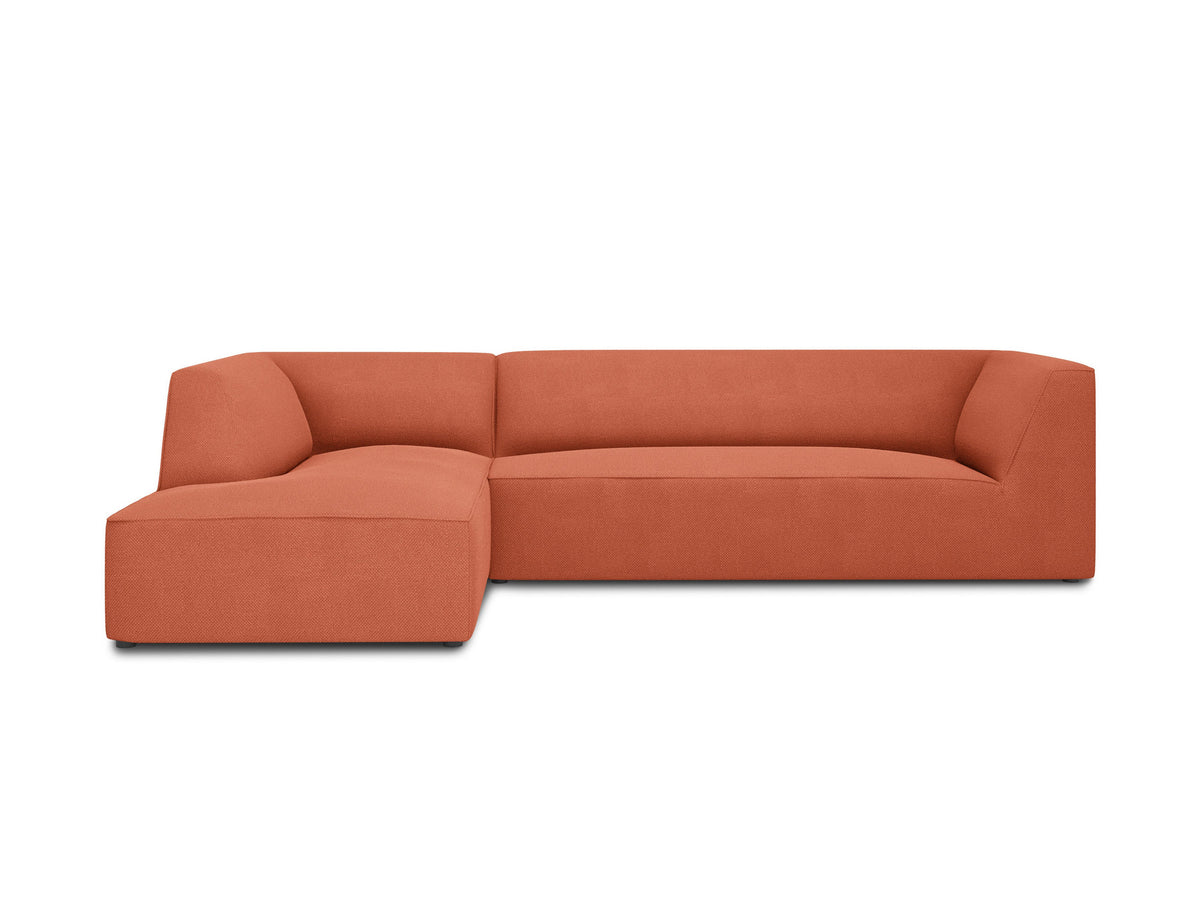 Ruby Modulares Ecksofa links 4 Sitzer in Coral-Ottawa präsentiert im Onlineshop von KAQTU Design AG. Ecksofa links ist von Micadoni