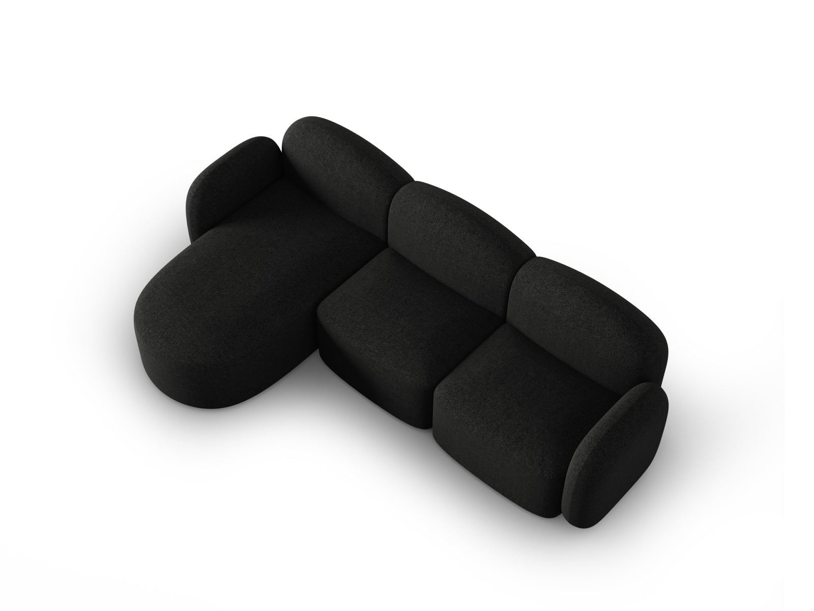 Erleben Sie das stilvolle Blair Ecksofa links von Micadoni. Dieses 4-Sitzer Sofa vereint luxuriösen Velours mit modernem Design für Ihr Zuhause.