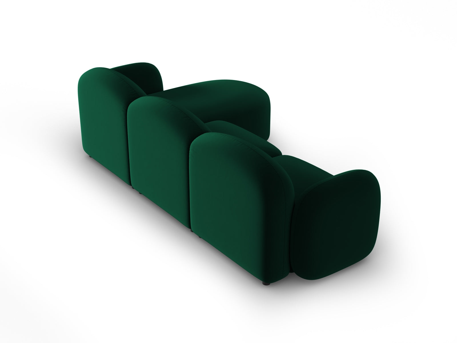 Erleben Sie das stilvolle Blair Velour links Ecksofa 4-Sitzer von Micadoni – ideal für moderne Wohnzimmer und gemütliche Abende.