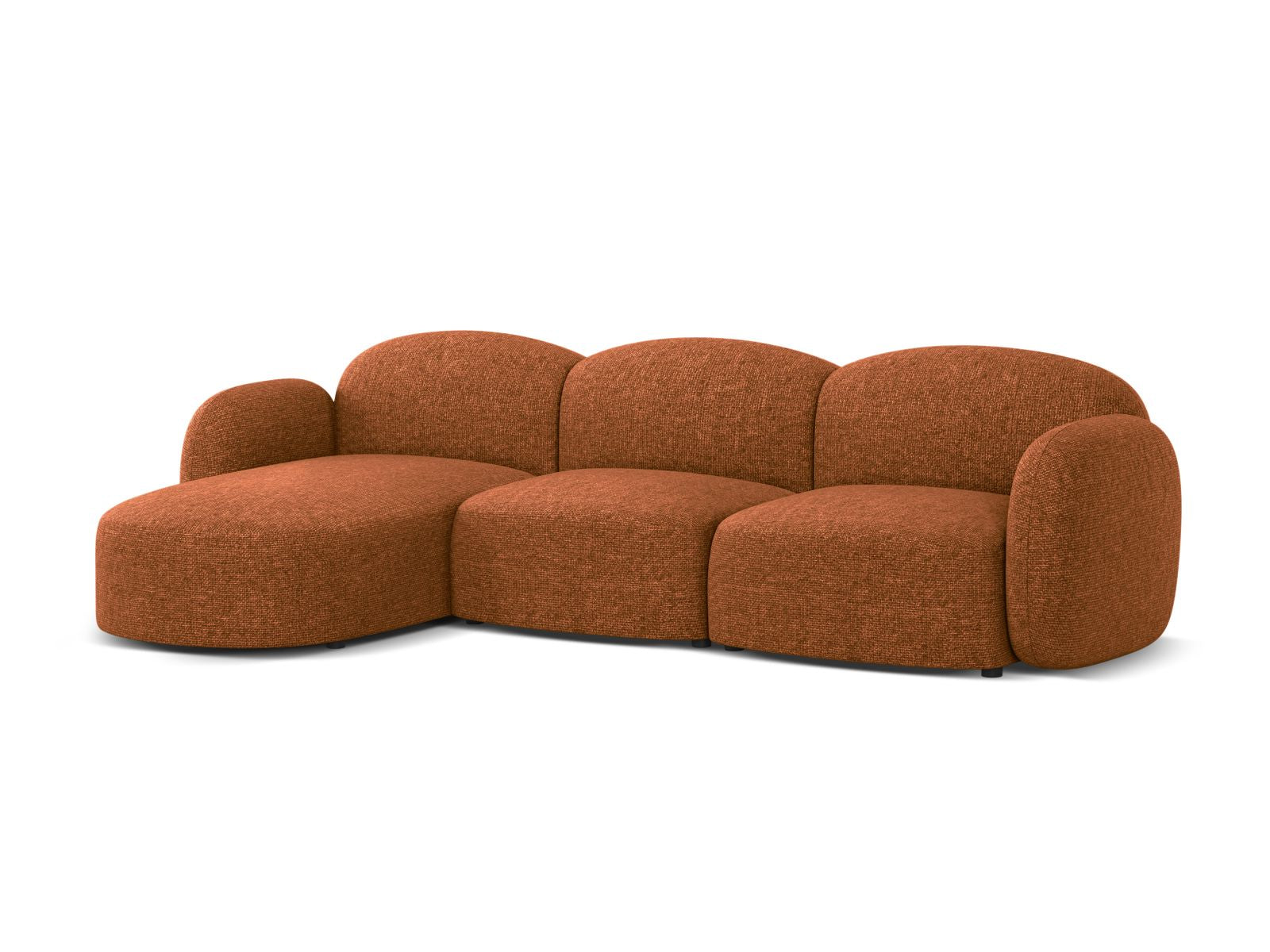 Modernes 4-Sitzer Ecksofa links Blair in stilvollem Design, ideal für gemütliche Wohnräume. Hochwertige Verarbeitung von Micadoni.