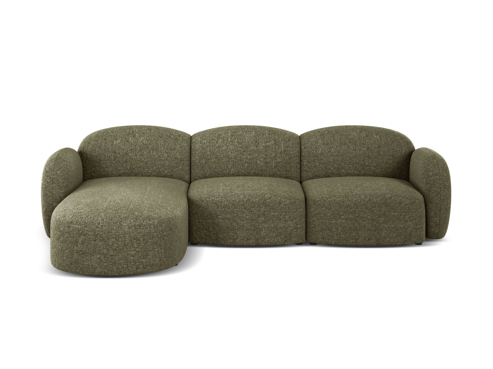 4-Sitzer Ecksofa links Blair in Green-Eden präsentiert im Onlineshop von KAQTU Design AG. Ecksofa links ist von Micadoni