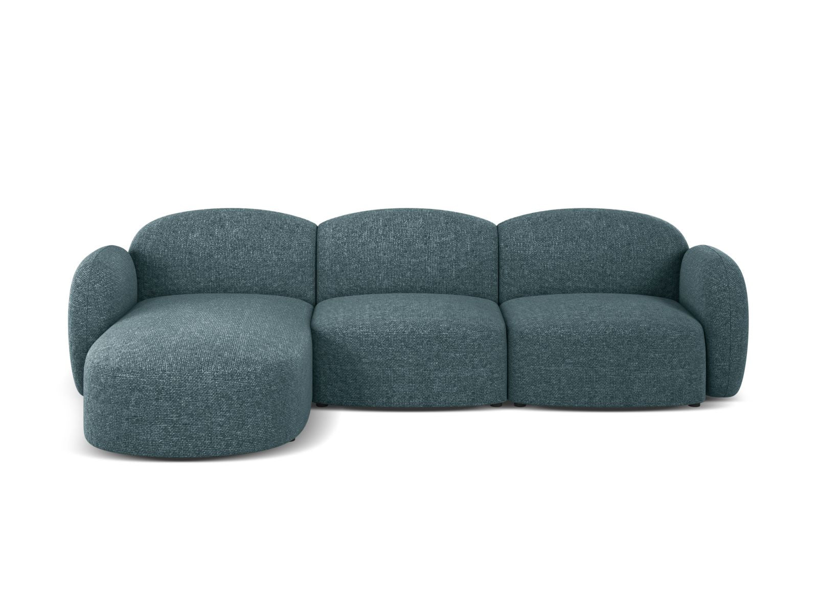 4-Sitzer Ecksofa links Blair in Light Blue-Eden präsentiert im Onlineshop von KAQTU Design AG. Ecksofa links ist von Micadoni