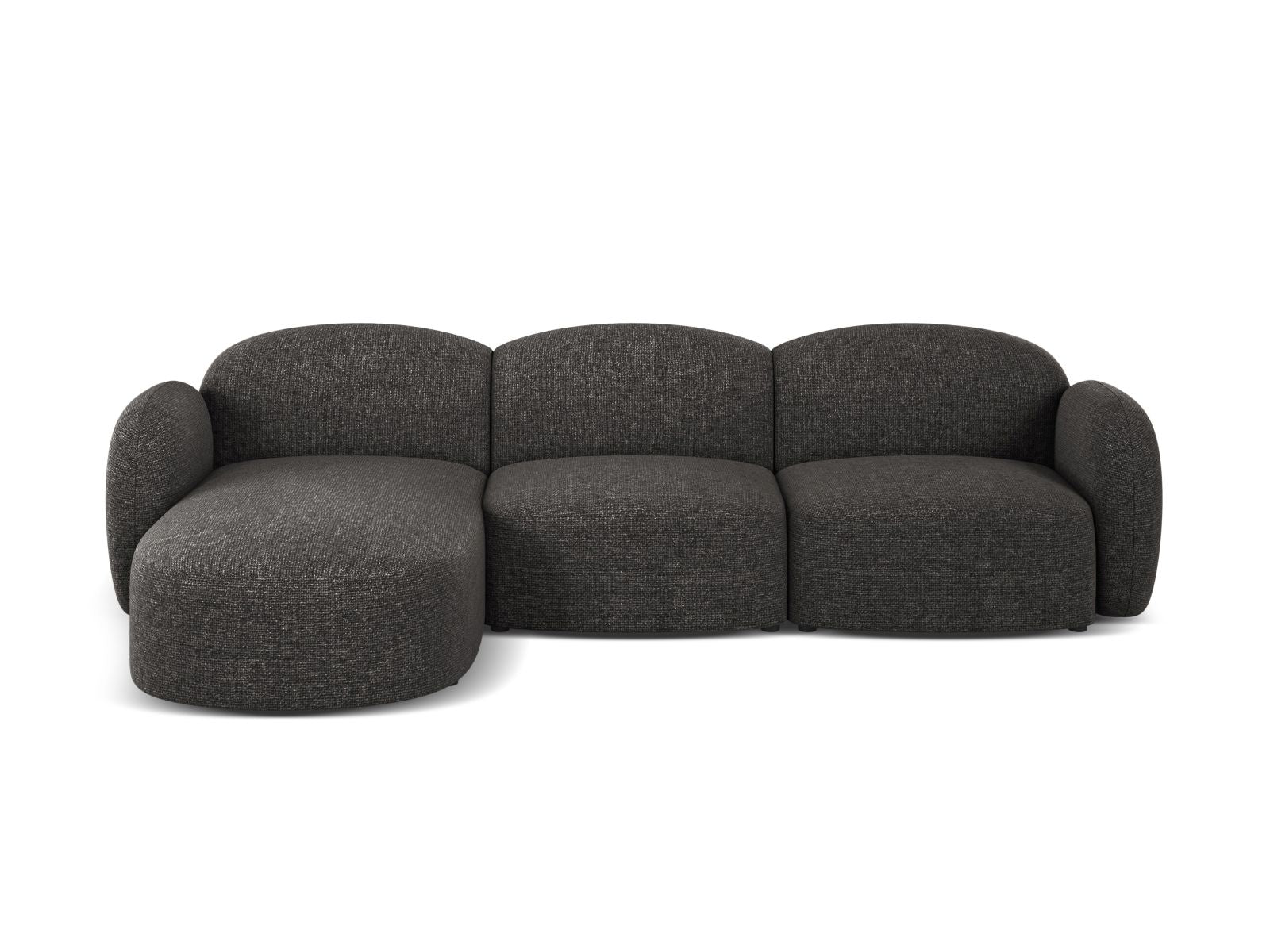 4-Sitzer Ecksofa links Blair in Anthracite-Eden präsentiert im Onlineshop von KAQTU Design AG. Ecksofa links ist von Micadoni