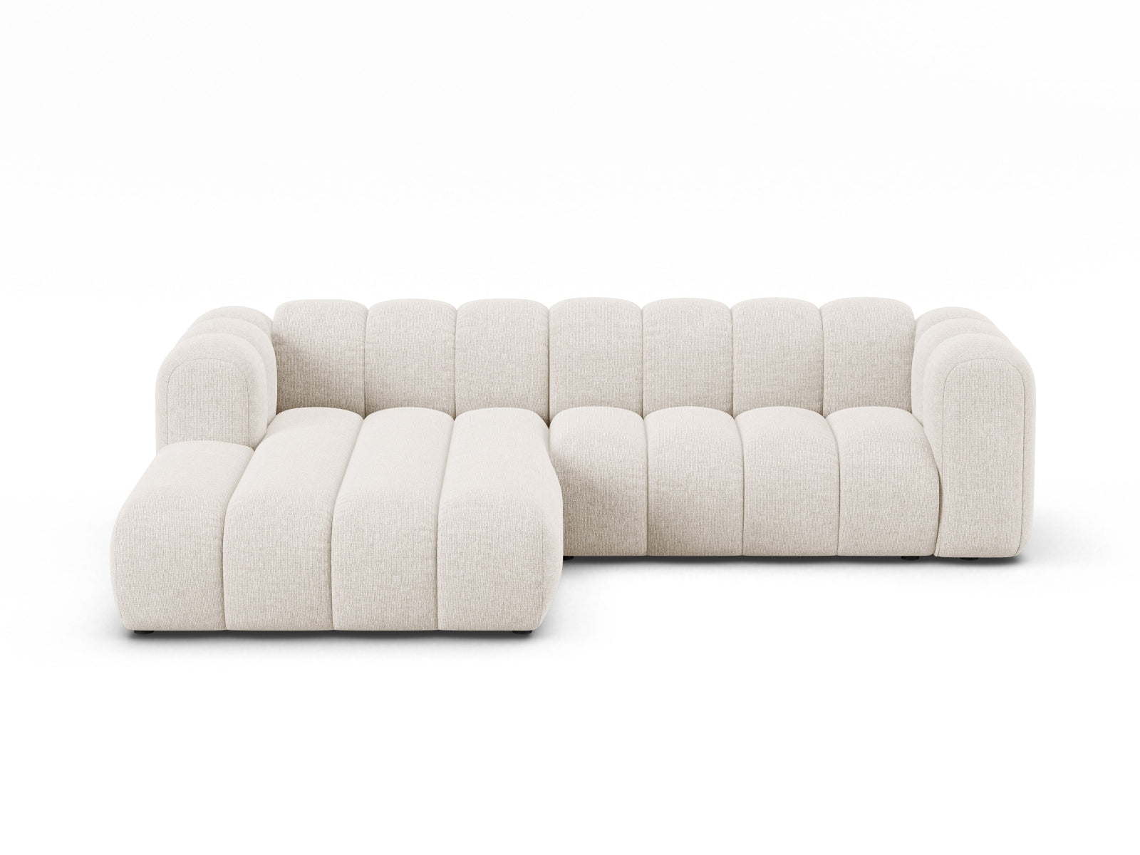 Lupine Modulares Ecksofa links 4 Sitzer in Light Beige-Eden präsentiert im Onlineshop von KAQTU Design AG. Ecksofa links ist von Micadoni