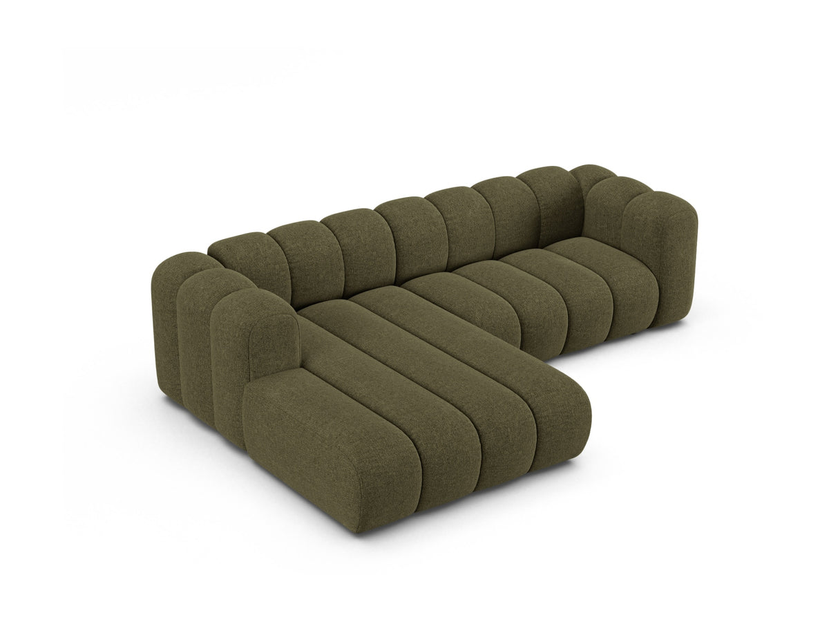 Lupine Modulares Ecksofa links 4 Sitzer in Green-Eden präsentiert im Onlineshop von KAQTU Design AG. Ecksofa links ist von Micadoni