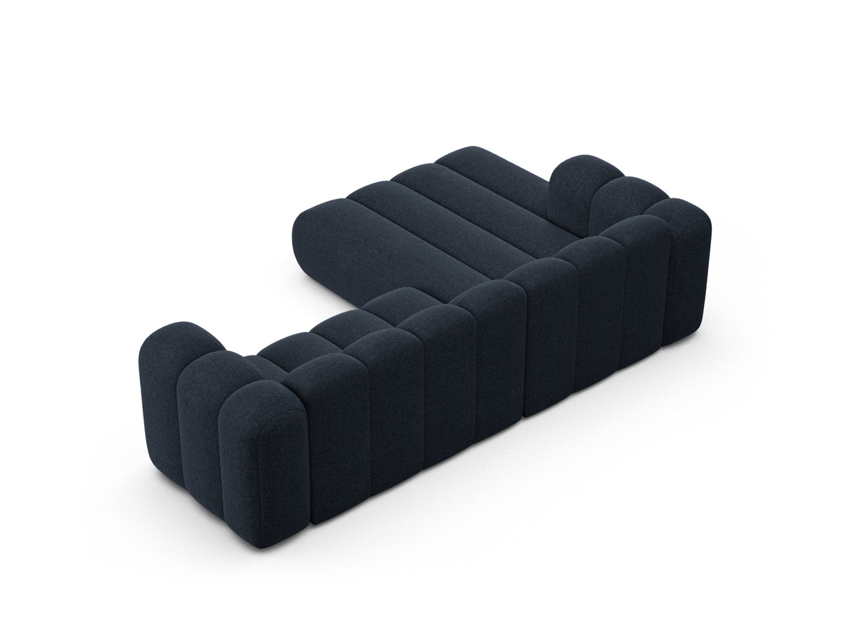 Lupine Modulares Ecksofa links 4 Sitzer in Navy Blue-Eden präsentiert im Onlineshop von KAQTU Design AG. Ecksofa links ist von Micadoni
