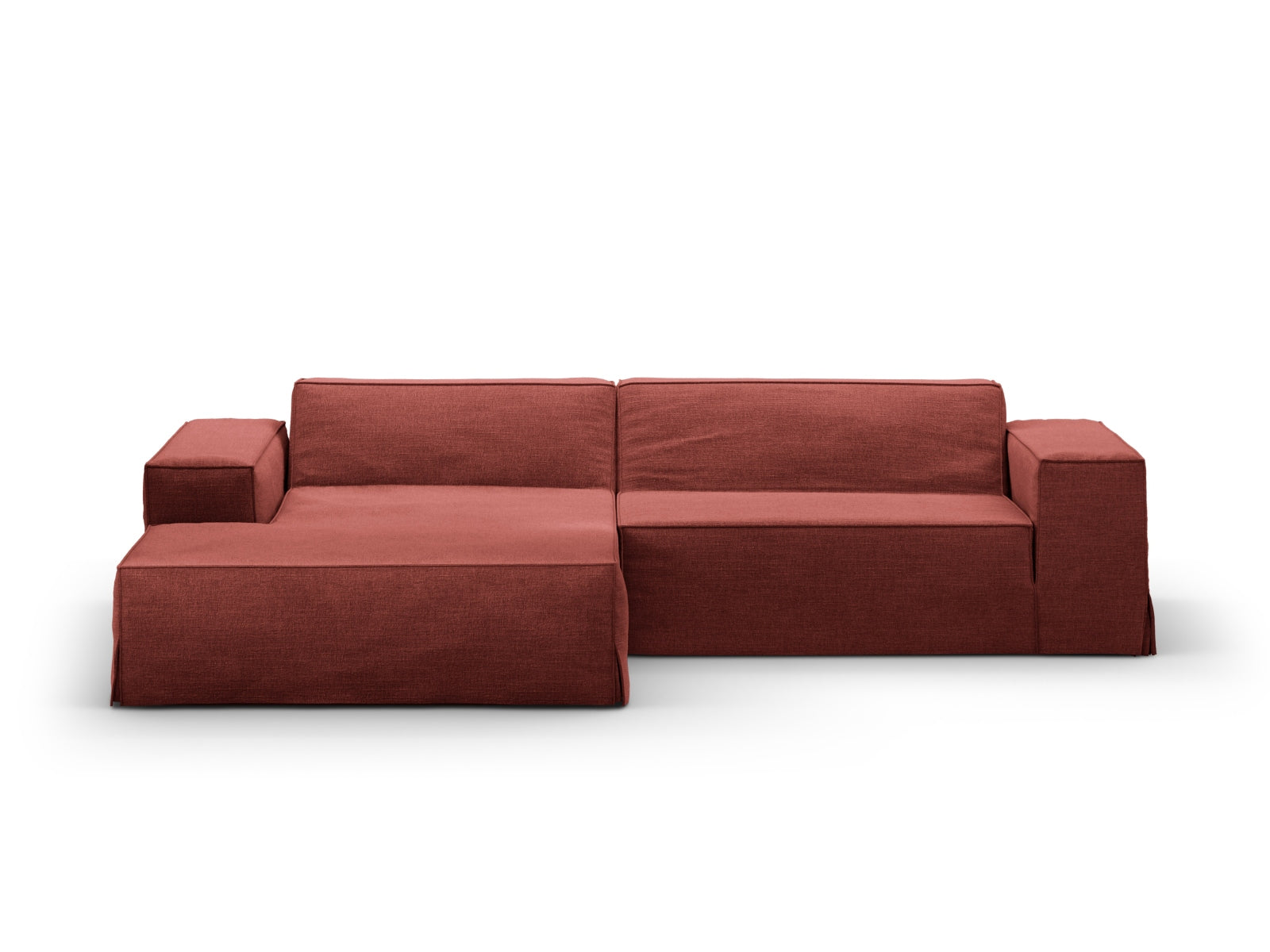 Jodie Modulares Ecksofa links 3 Sitzer in Cherrywood präsentiert im Onlineshop von KAQTU Design AG. Ecksofa links ist von Micadoni