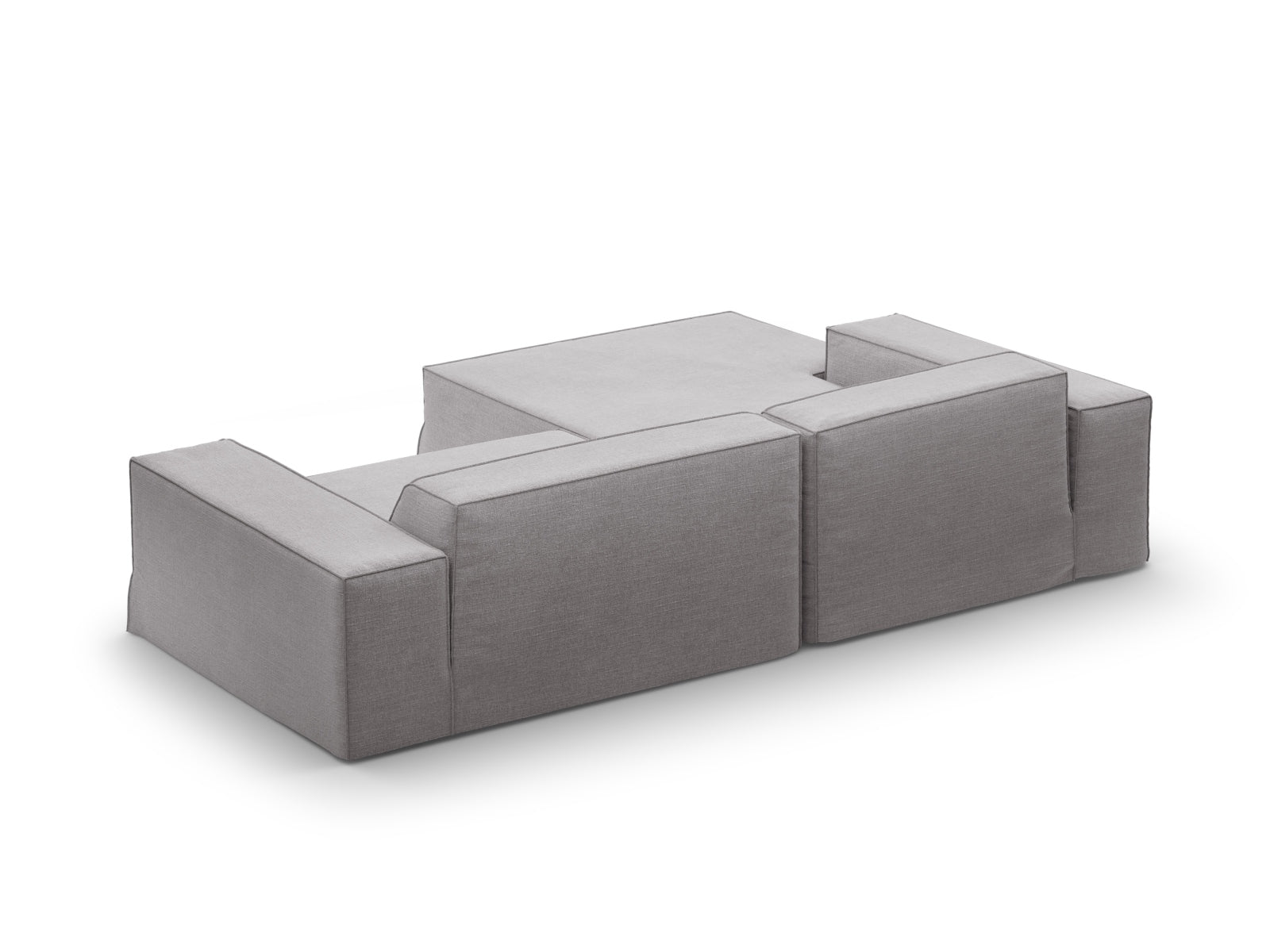Jodie Modulares Ecksofa links 3 Sitzer in Warm grey präsentiert im Onlineshop von KAQTU Design AG. Ecksofa links ist von Micadoni