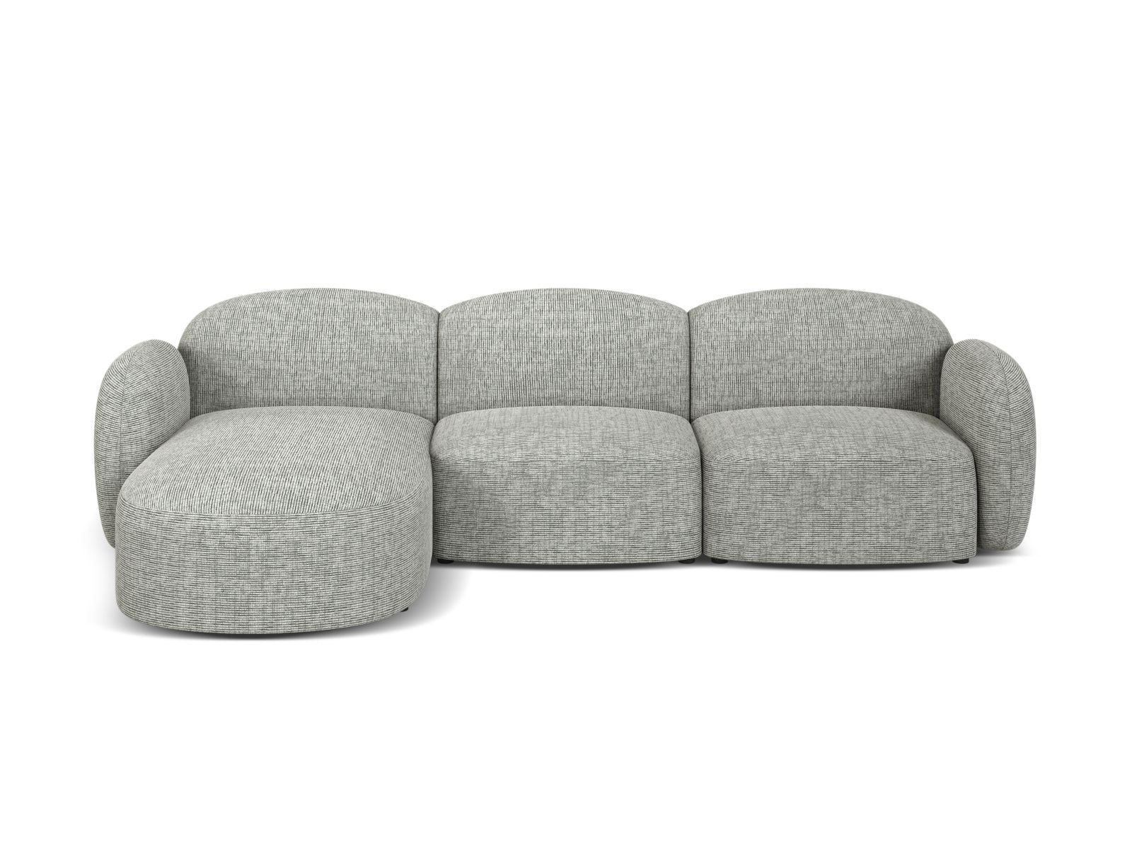 4-Sitzer Ecksofa links Blair in Warm grey-Baltimore präsentiert im Onlineshop von KAQTU Design AG. Ecksofa links ist von Micadoni