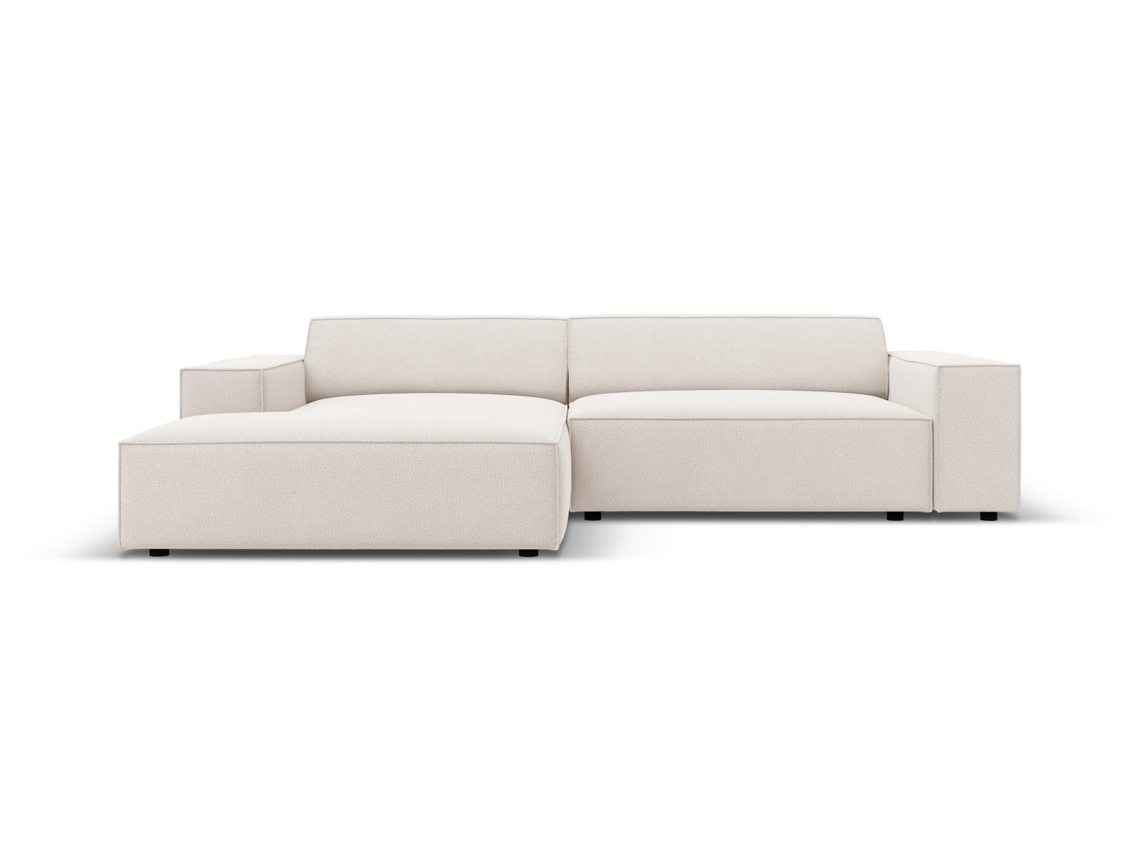 Elegantes, modulares Ecksofa "Jodie" von Micadoni, linksseitig, 3-Sitzer, ideal für stilvolle Wohnräume.