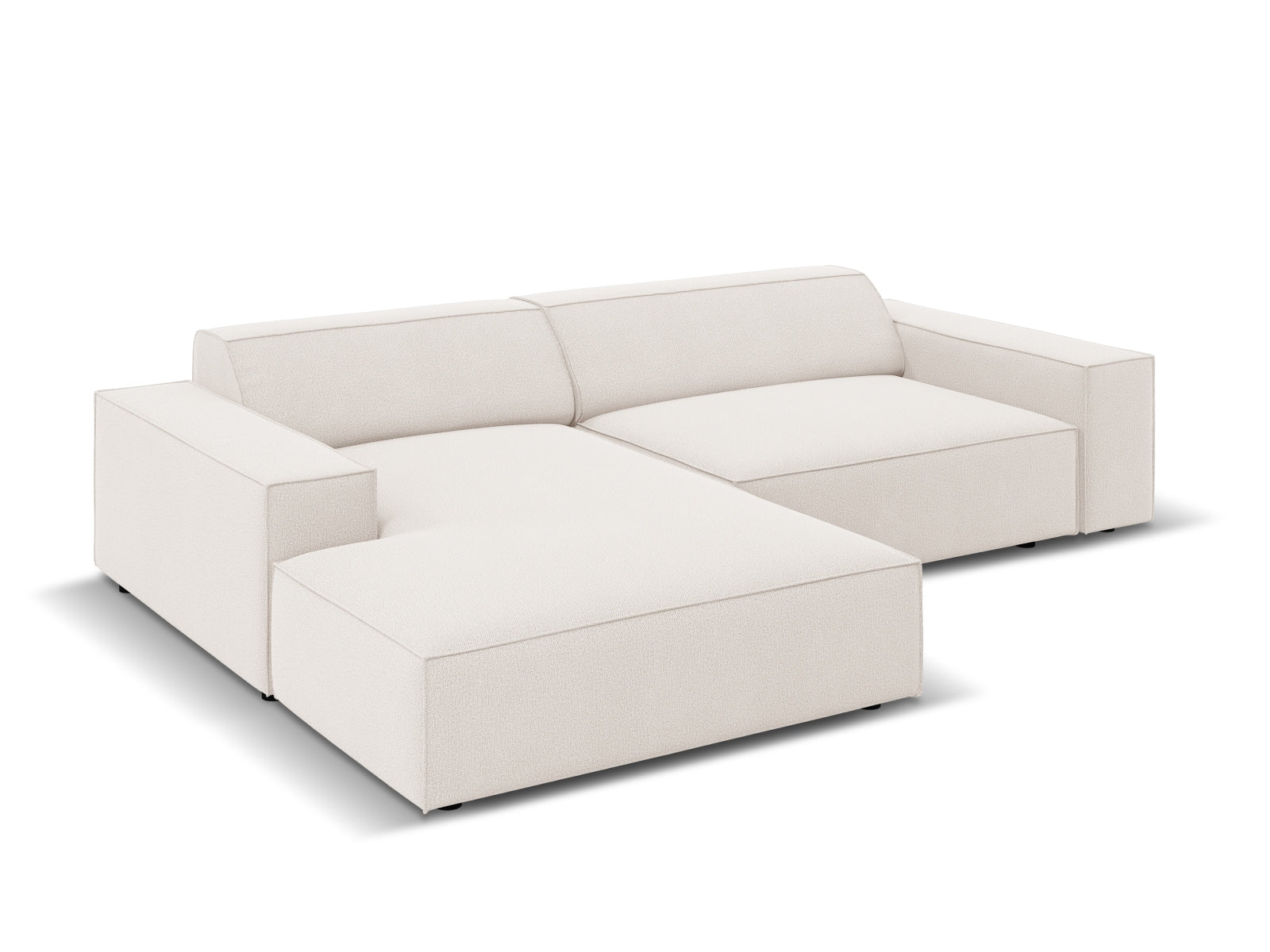 Erleben Sie das Jodie Ecksofa links 3 Sitzer von Micadoni – ein elegantes, modulares Sofa, das Stil, Komfort und Anpassungsfähigkeit vereint.