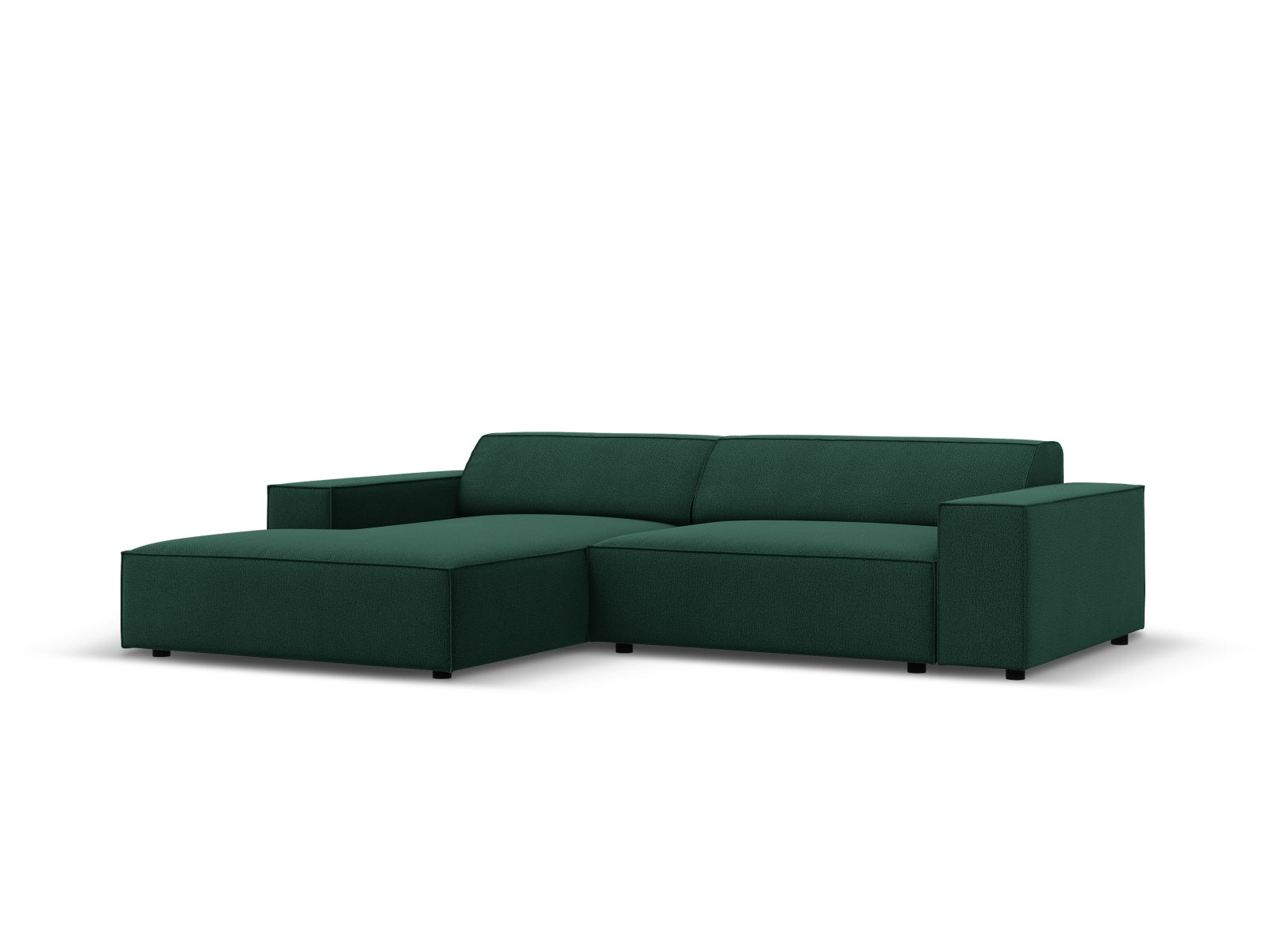 Entdecken Sie das stilvolle Jodie Ecksofa links 3 Sitzer von Micadoni – perfekt für Komfort und individuelle Gestaltung in Ihrem Wohnzimmer.