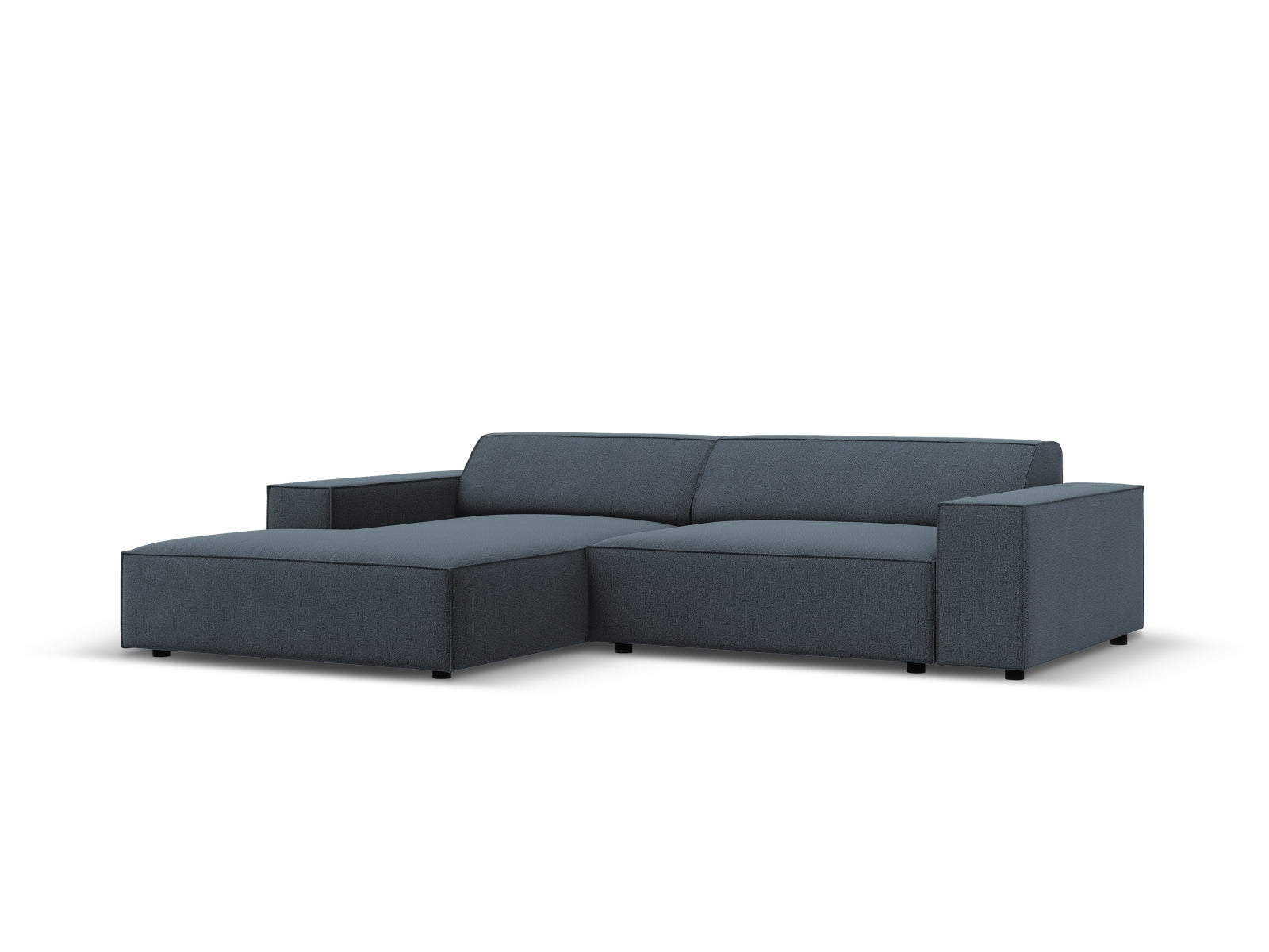 Entdecken Sie das stilvolle Jodie Ecksofa links 3 Sitzer von Micadoni – perfekt für Komfort und individuelle Gestaltung in Ihrem Wohnzimmer.