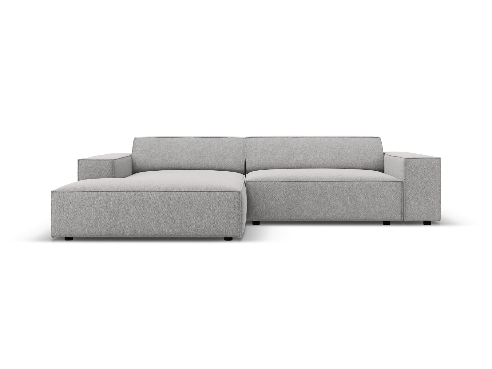 Jodie Modulares Ecksofa links 3 Sitzer in Light Grey präsentiert im Onlineshop von KAQTU Design AG. Ecksofa links ist von Micadoni