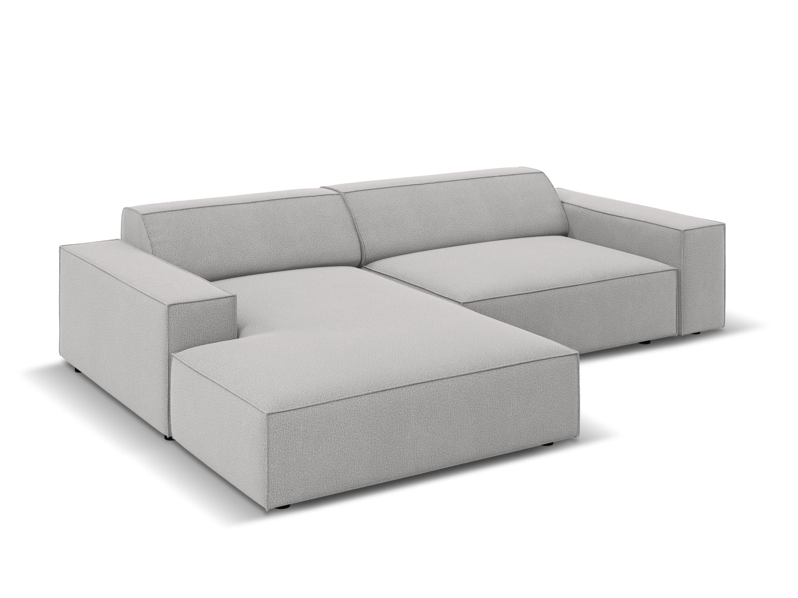 Erleben Sie das Jodie Ecksofa links 3 Sitzer von Micadoni – ein elegantes, modulares Sofa, das Stil, Komfort und Anpassungsfähigkeit vereint.
