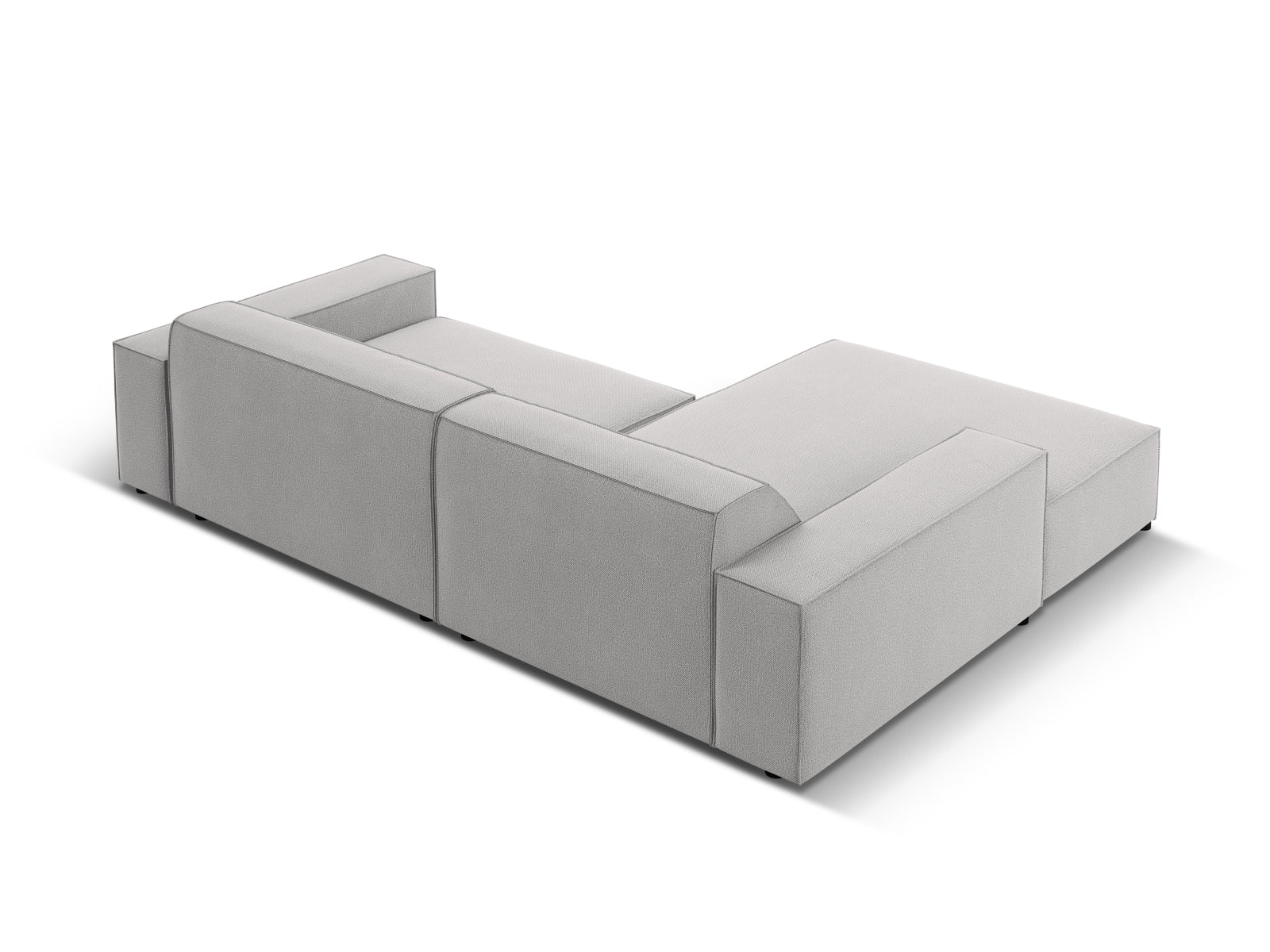 Entdecken Sie das Jodie Ecksofa links 3 Sitzer von Micadoni – ein stilvolles, modulares Sofa, das Komfort und individuelle Gestaltungsmöglichkeiten bietet.