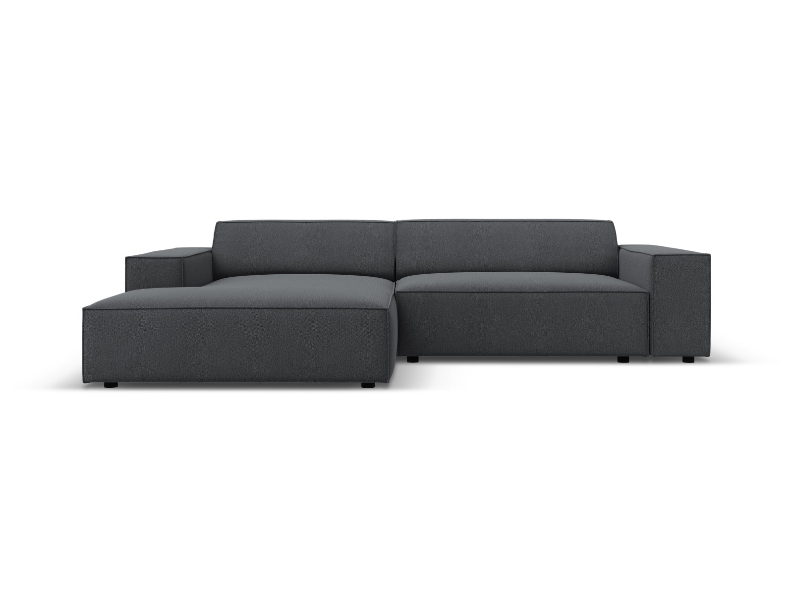 Jodie Modulares Ecksofa links 3 Sitzer in Dark Grey präsentiert im Onlineshop von KAQTU Design AG. Ecksofa links ist von Micadoni