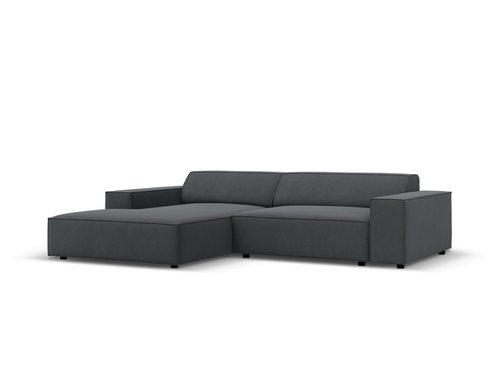 Entdecken Sie das stilvolle Jodie Ecksofa links 3 Sitzer von Micadoni – perfekt für Komfort und individuelle Gestaltung in Ihrem Wohnzimmer.