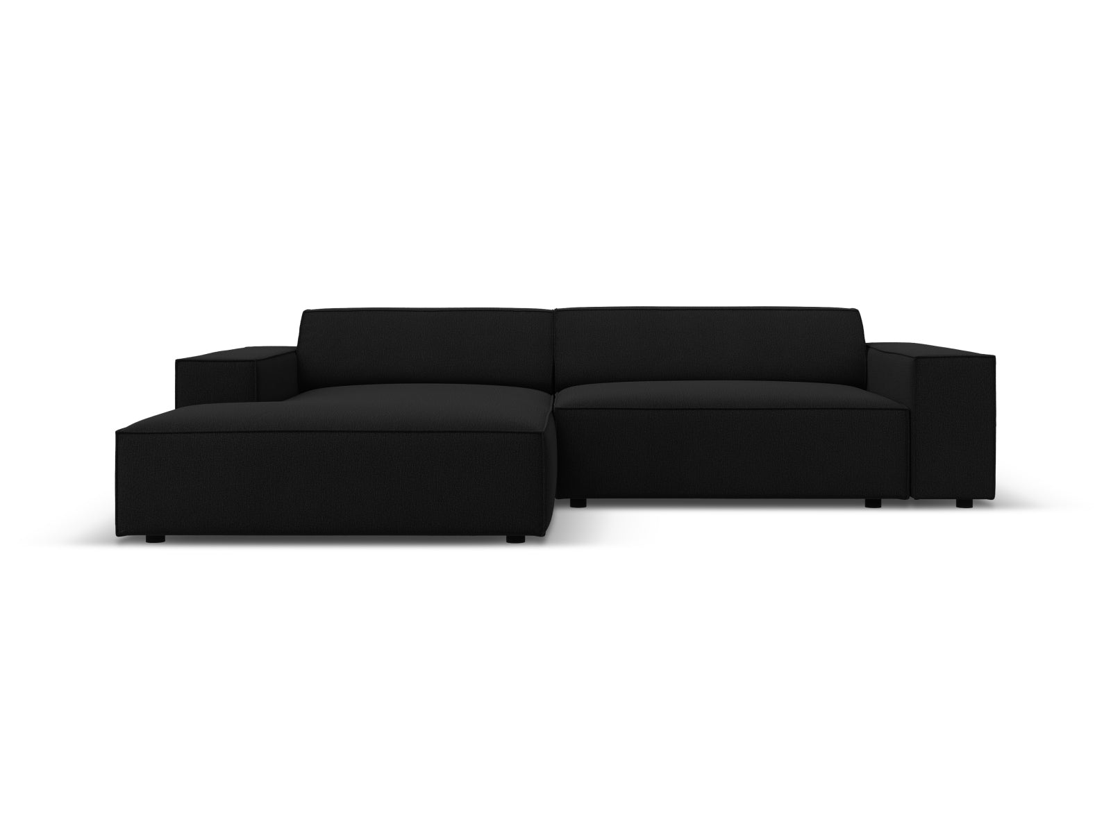 Jodie Modulares Ecksofa links 3 Sitzer in Black präsentiert im Onlineshop von KAQTU Design AG. Ecksofa links ist von Micadoni