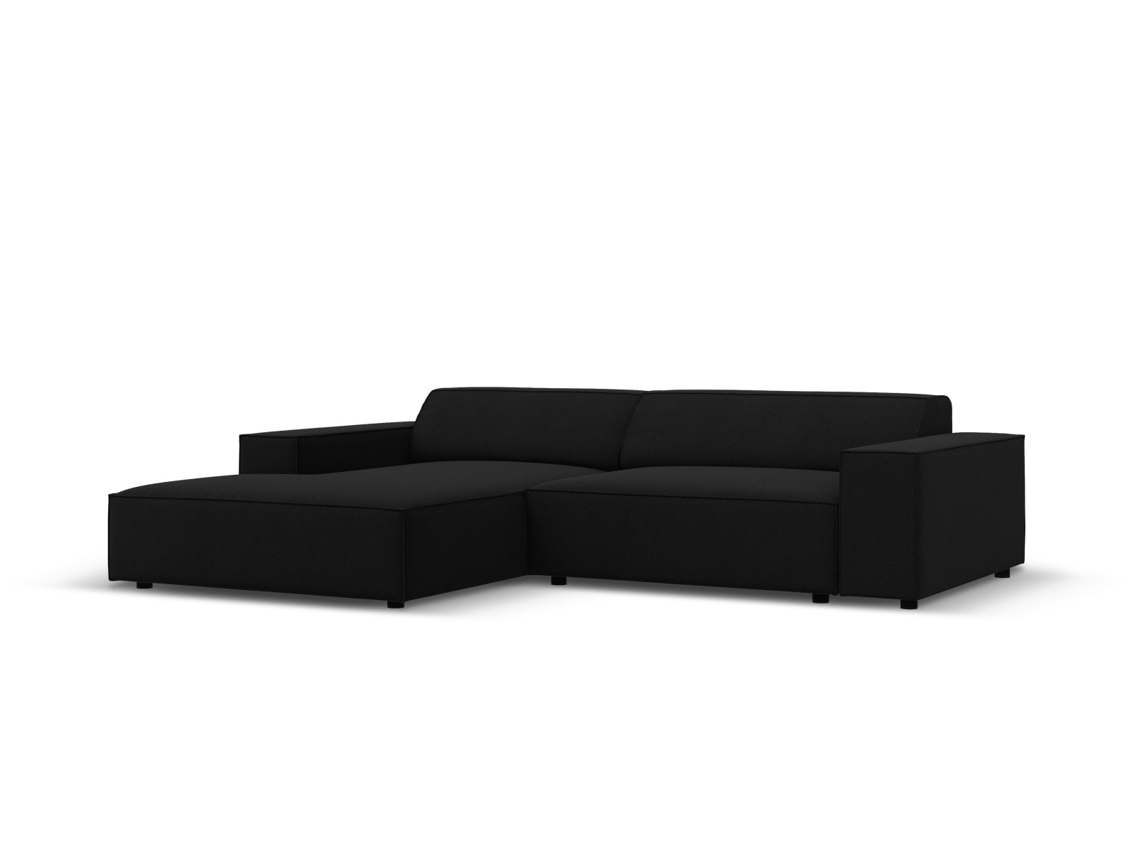 Entdecken Sie das stilvolle Jodie Ecksofa links 3 Sitzer von Micadoni – perfekt für Komfort und individuelle Gestaltung in Ihrem Wohnzimmer.