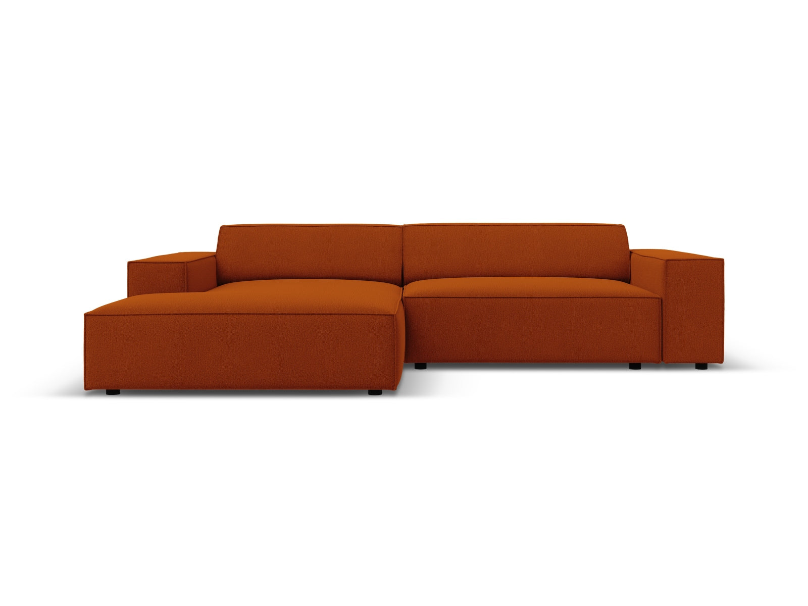 Jodie Modulares Ecksofa links 3 Sitzer in Terracotta präsentiert im Onlineshop von KAQTU Design AG. Ecksofa links ist von Micadoni