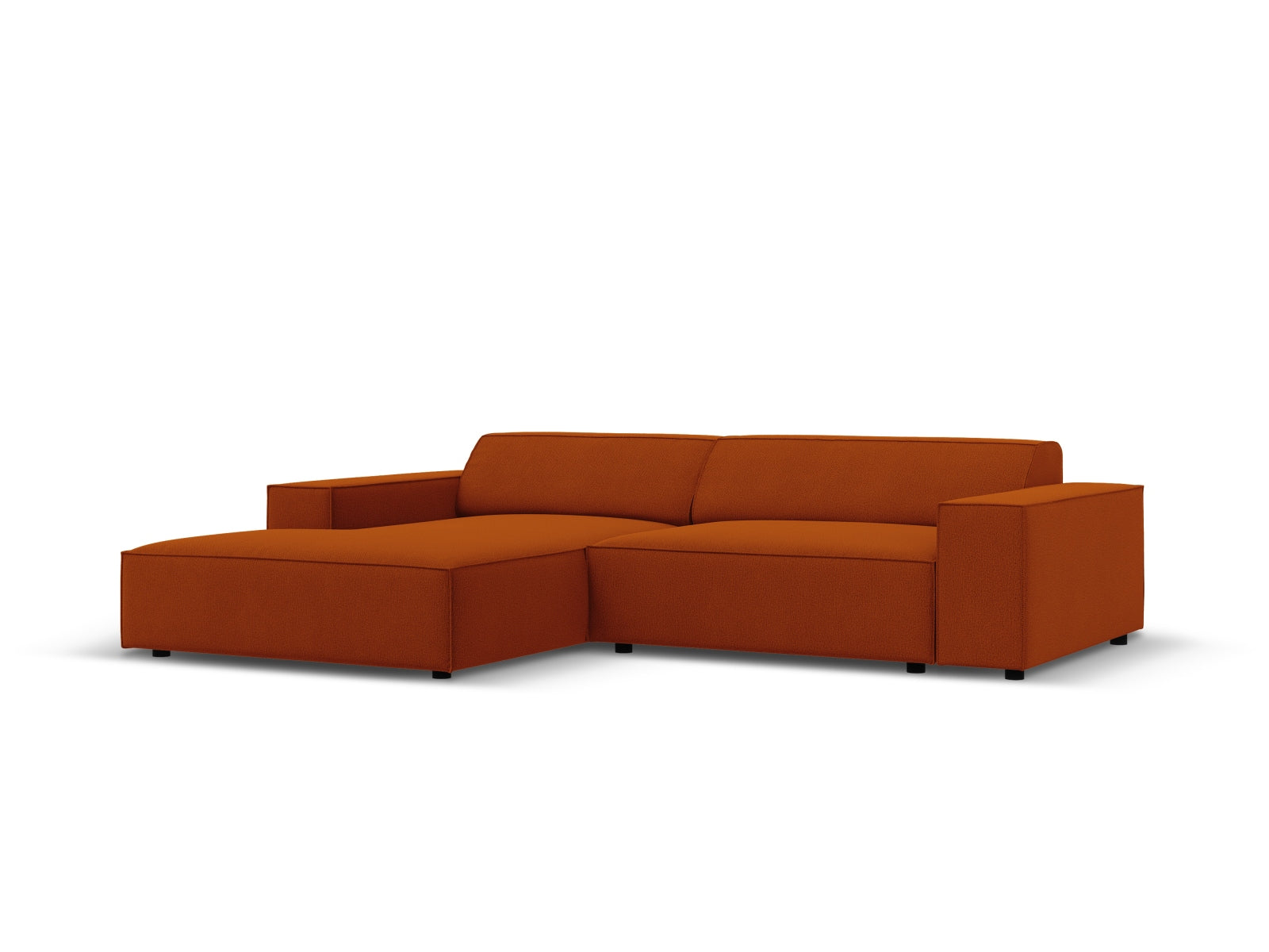 Entdecken Sie das stilvolle Jodie Ecksofa links 3 Sitzer von Micadoni – perfekt für Komfort und individuelle Gestaltung in Ihrem Wohnzimmer.