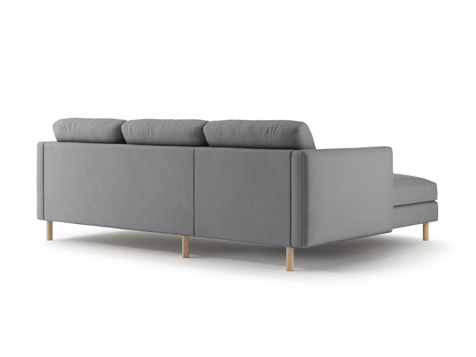 Erleben Sie das Eden Velour links Ecksofa 3 Sitzer von Micadoni: Stilvolles Velours, elegantes Design und erstklassiger Sitzkomfort für Ihr Wohnzimmer.