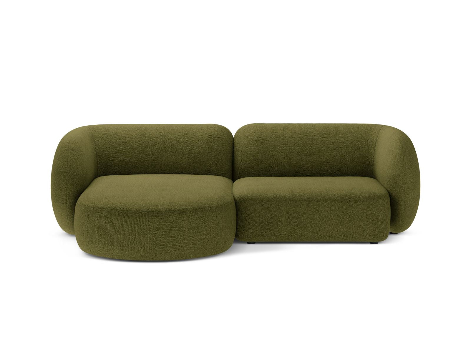 2-Sitzer Modular Ecksofa links Kate in Dark Olive Green-Baloo präsentiert im Onlineshop von KAQTU Design AG. Ecksofa links ist von Micadoni