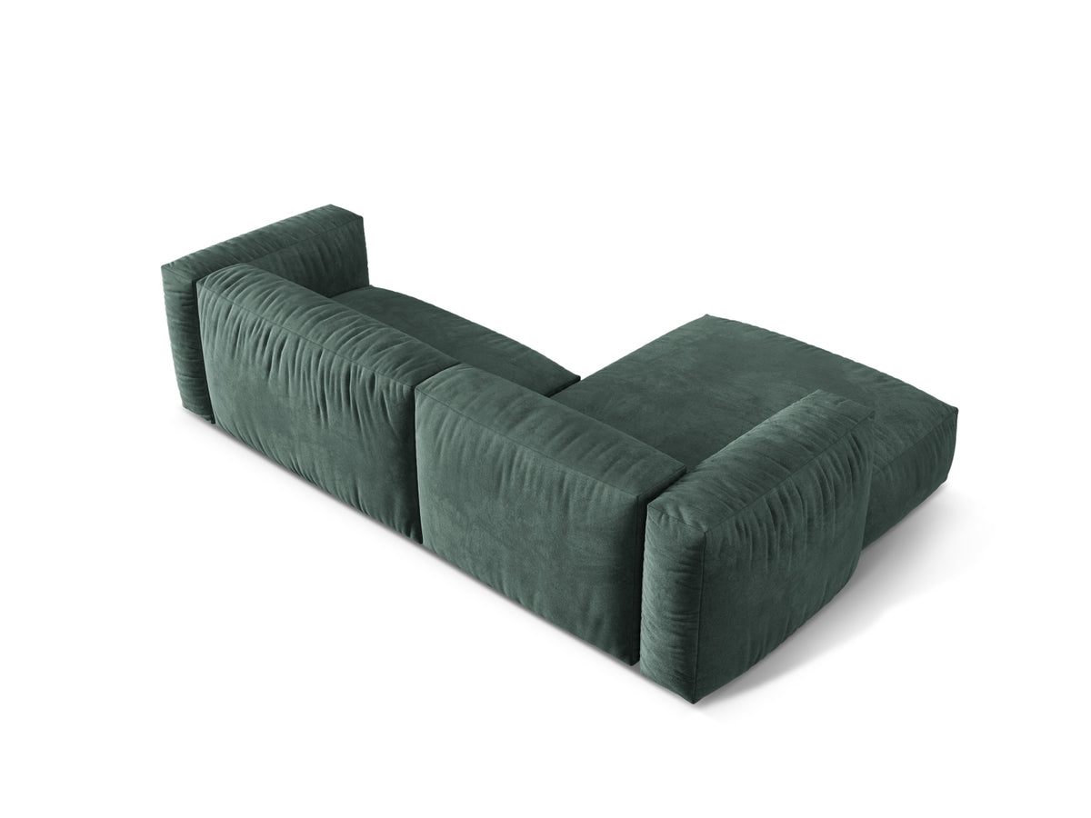 Martina Modulares Ecksofa links 2 Sitzer in Petrol-Vogue präsentiert im Onlineshop von KAQTU Design AG. L-Sofa links ist von Micadoni