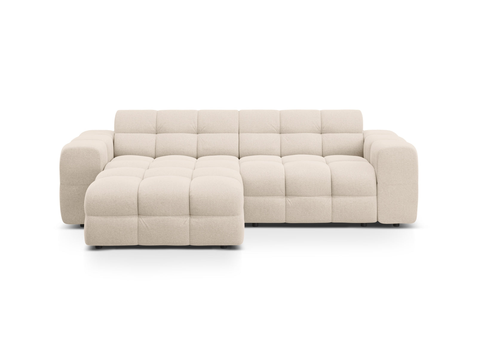Kendal Ecksofa links 4 Sitzer in Beige-Ottawa präsentiert im Onlineshop von KAQTU Design AG. L-Sofa links ist von Micadoni