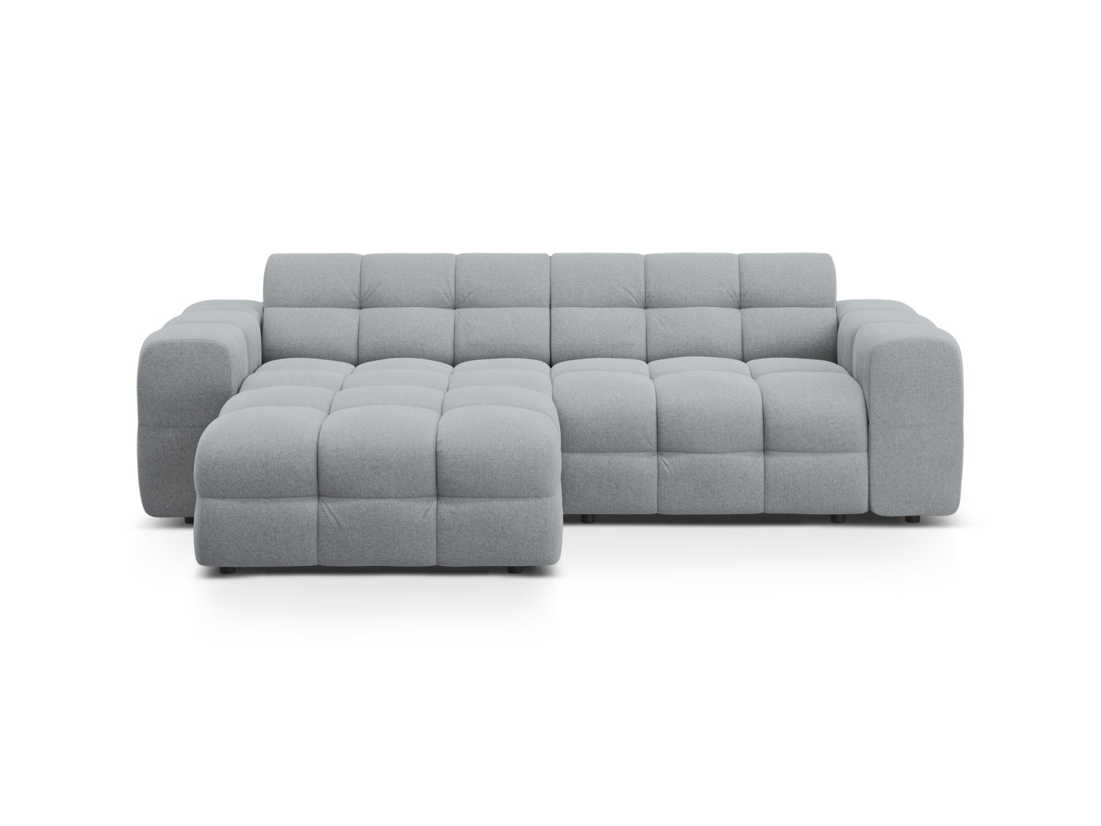 Kendal Ecksofa links 4 Sitzer in Platinum-Ottawa präsentiert im Onlineshop von KAQTU Design AG. L-Sofa links ist von Micadoni