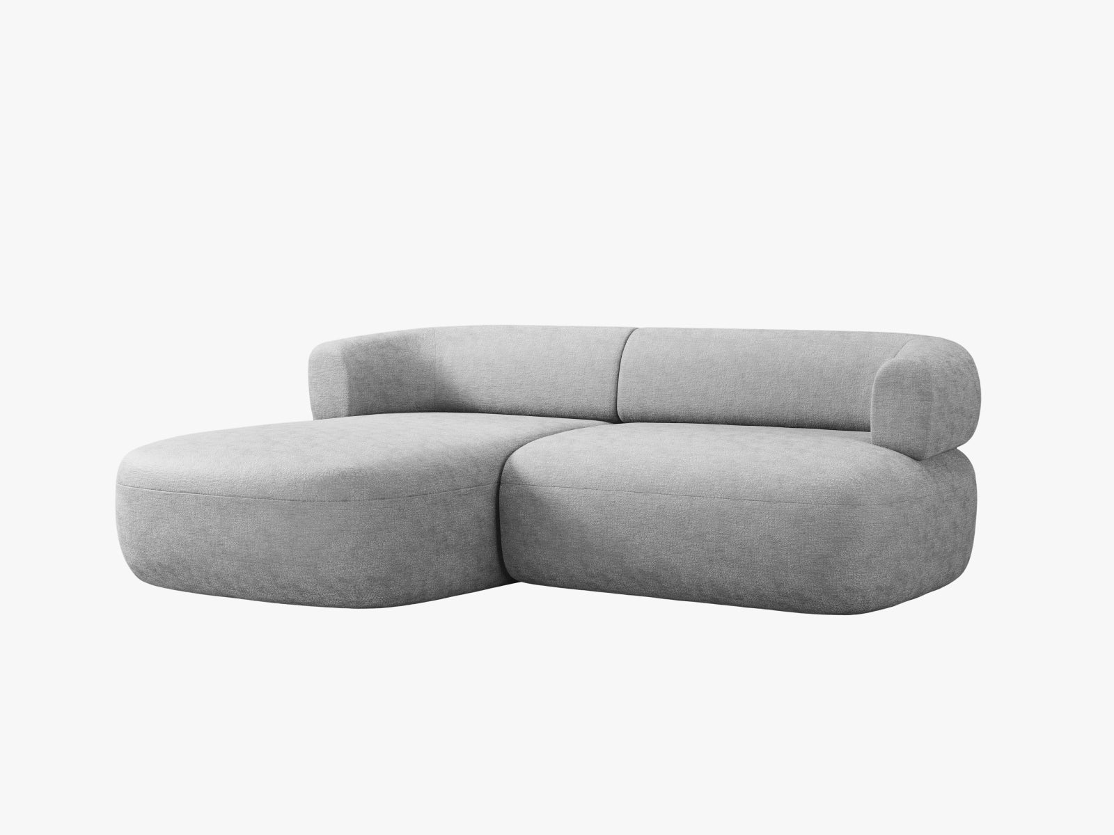 Modernes 5-Sitzer Ecksofa Jenny von Micadoni, linksseitig, ideal für gemütliche Zusammenkünfte und stilvolle Einrichtung.