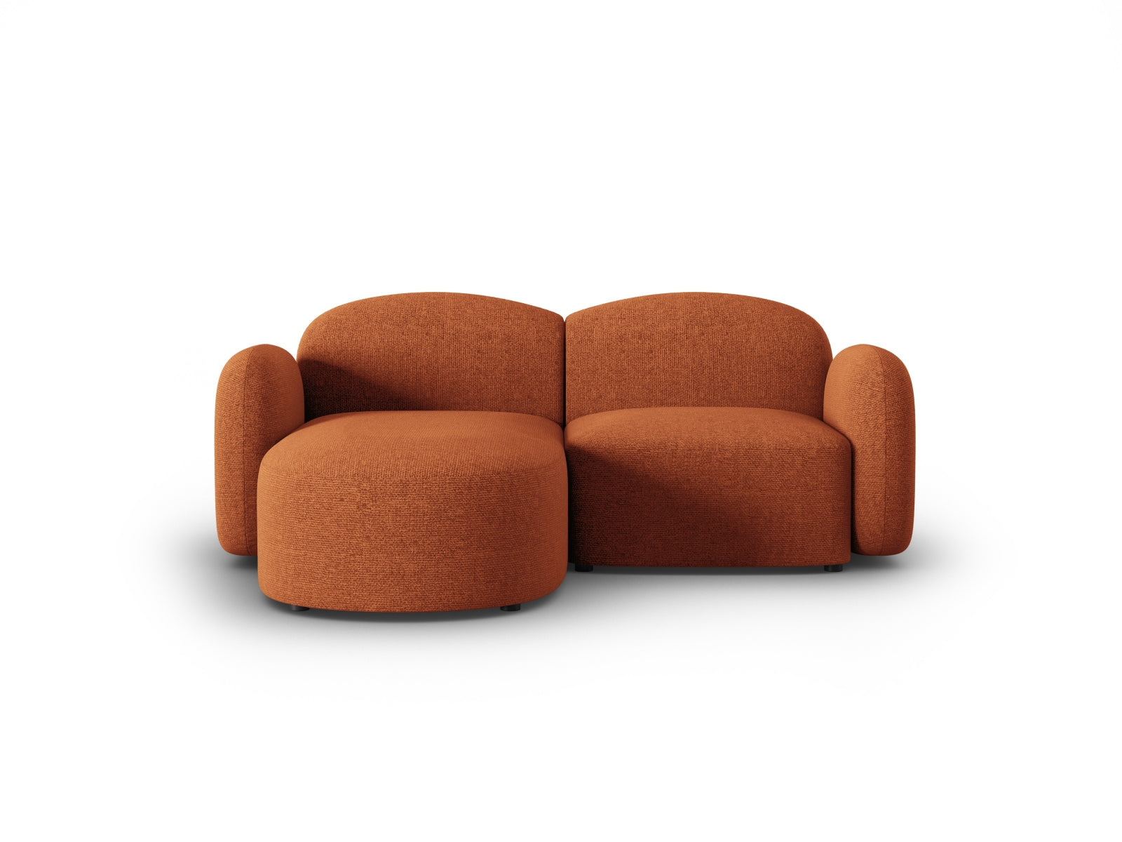 Blair Ecksofa links 3 Sitzer in Terracotta Melange präsentiert im Onlineshop von KAQTU Design AG. Ecksofa links ist von Micadoni