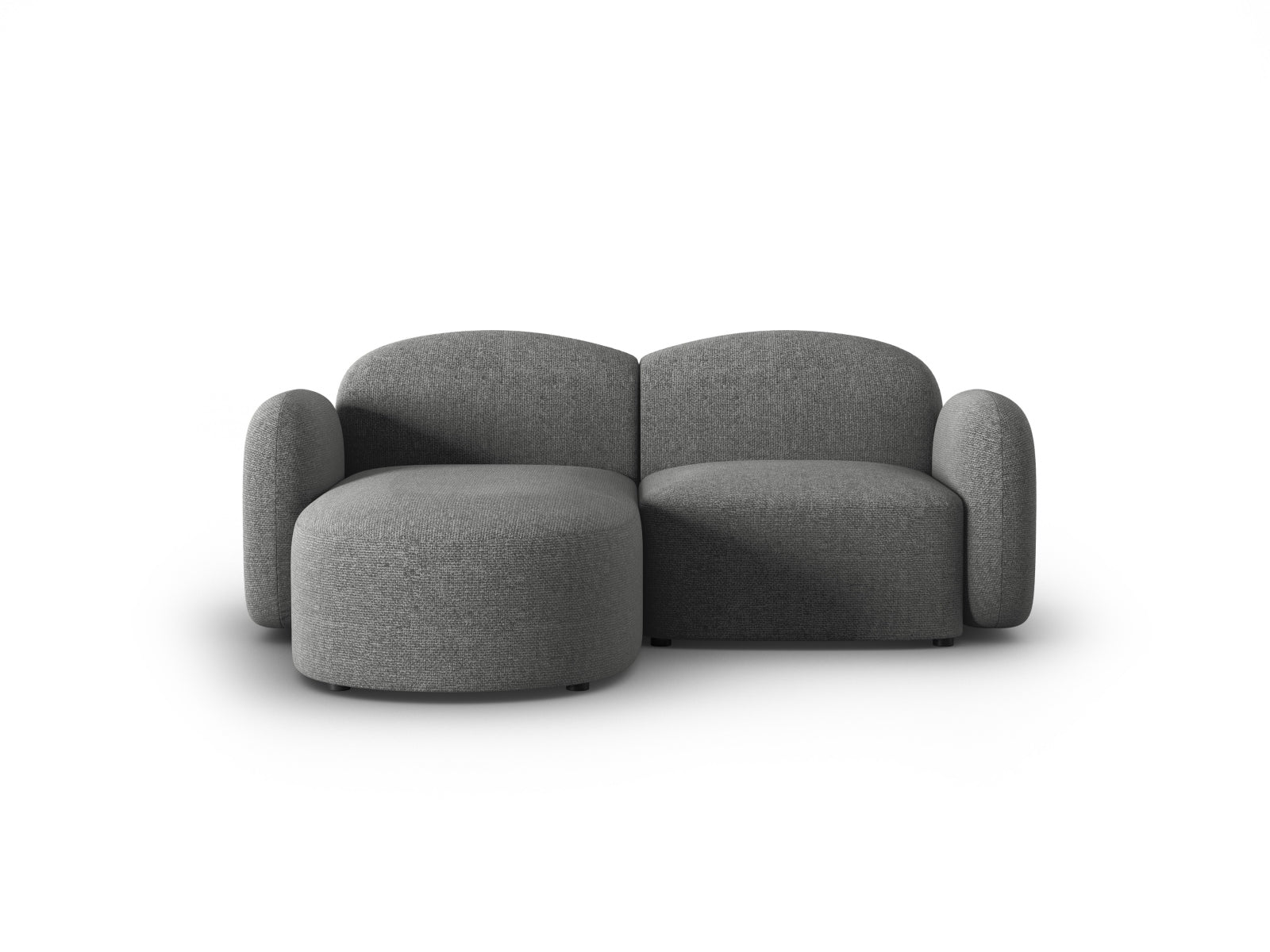 Blair Ecksofa links 3 Sitzer in Dark Grey Melange präsentiert im Onlineshop von KAQTU Design AG. Ecksofa links ist von Micadoni