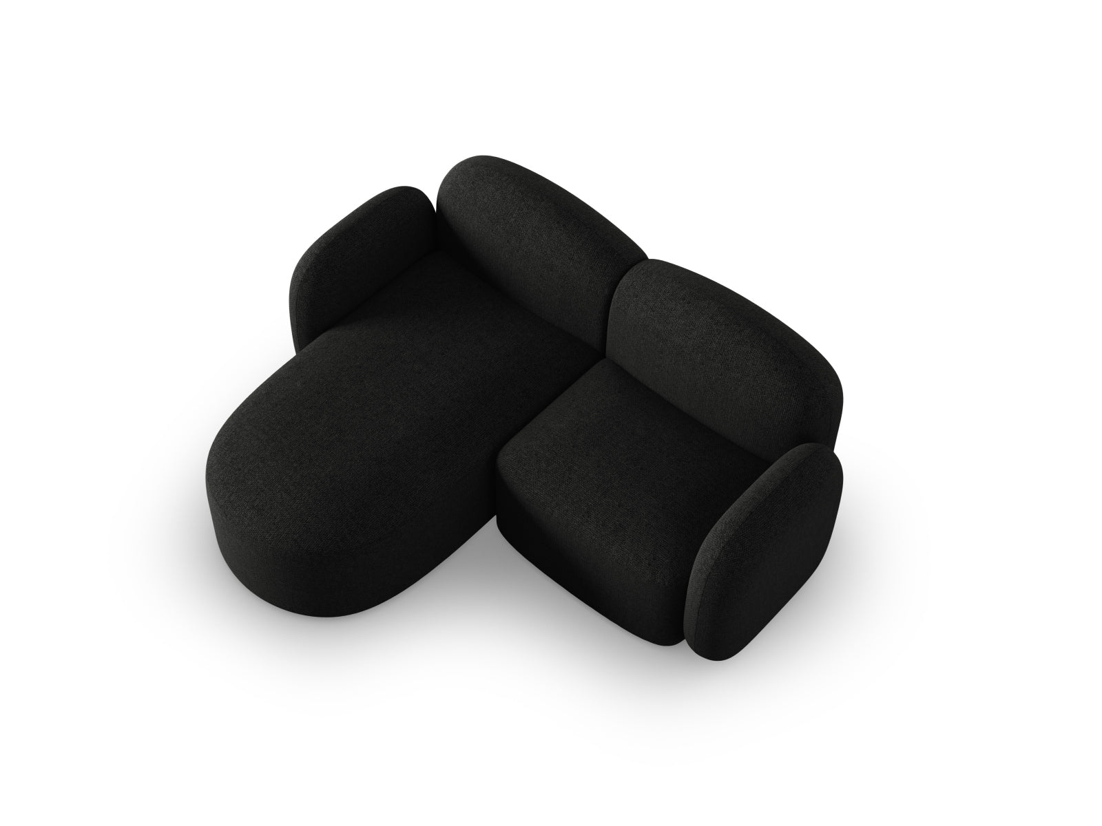 Erleben Sie das stilvolle Blair Ecksofa links von Micadoni – ein eleganter 3-Sitzer aus feinstem Velours, ideal für Ihr modernes Wohnambiente.